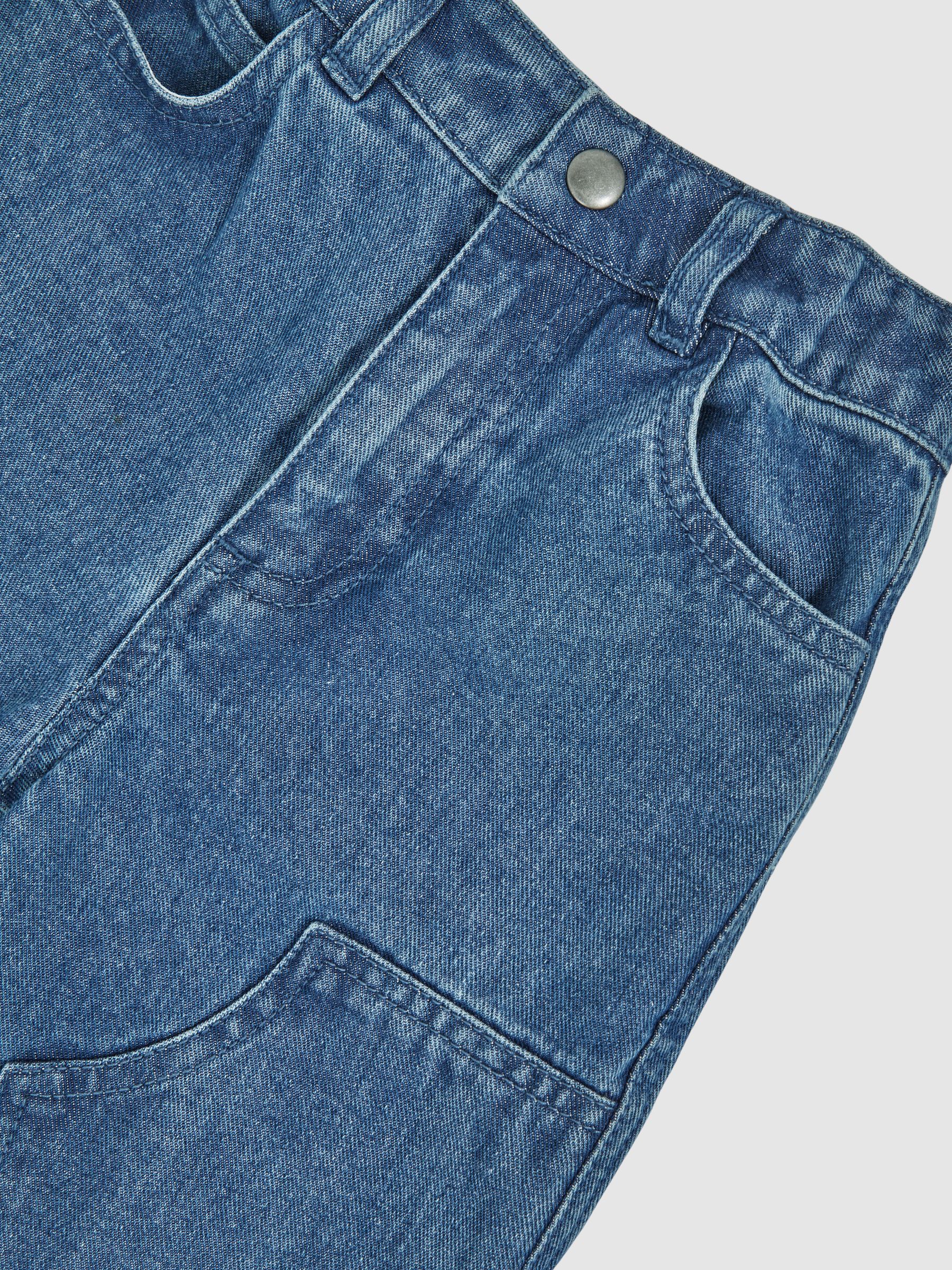 9-13 yrs Straight-Leg Carpenter Jeans in Mid Blue