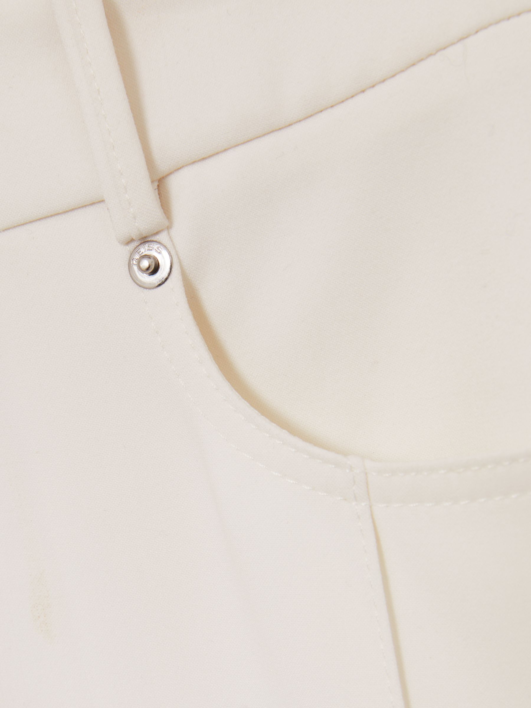 Palazzo Tailored Trousers in Ivory