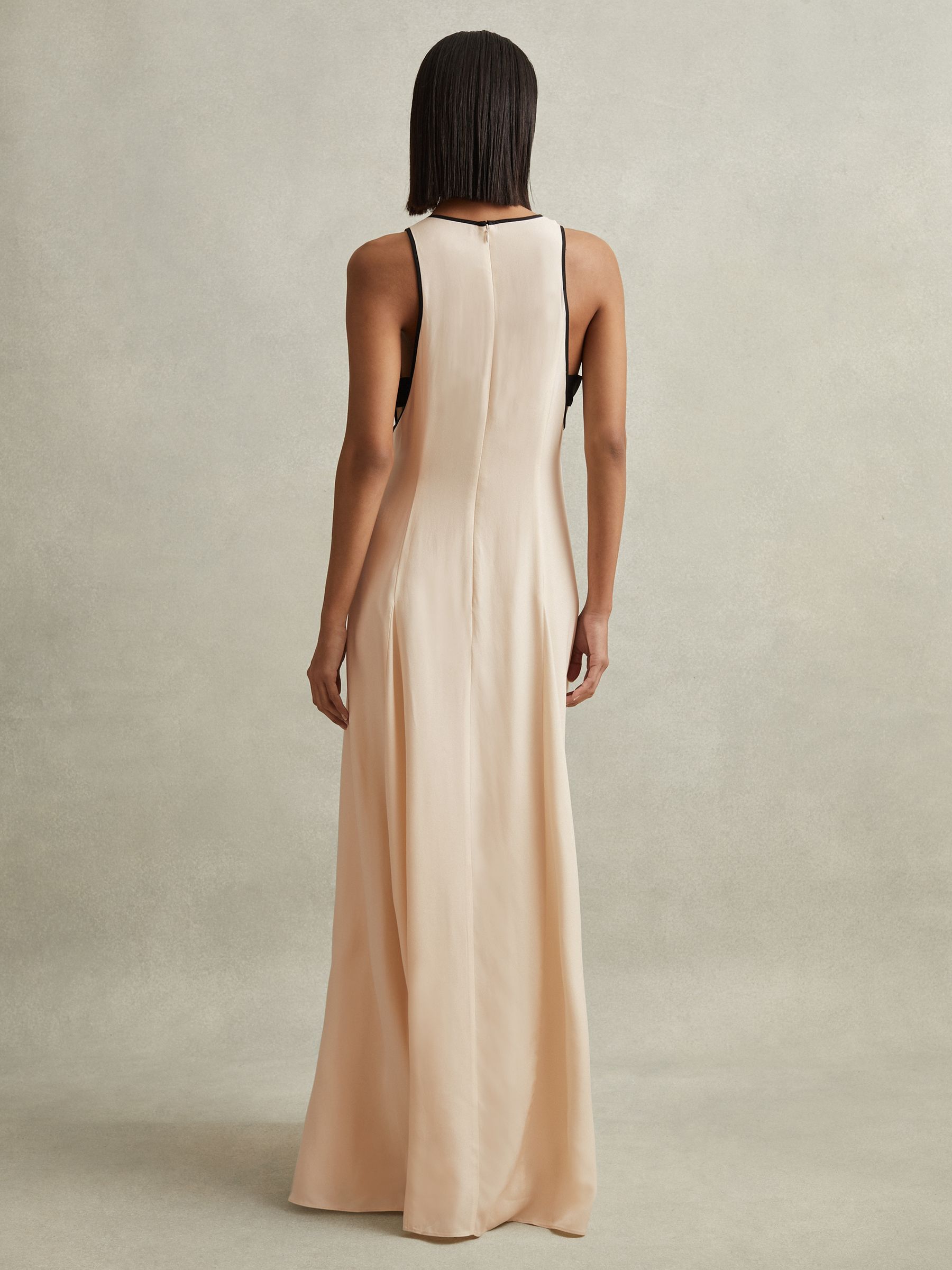 Cut-Out Maxi Dress in White