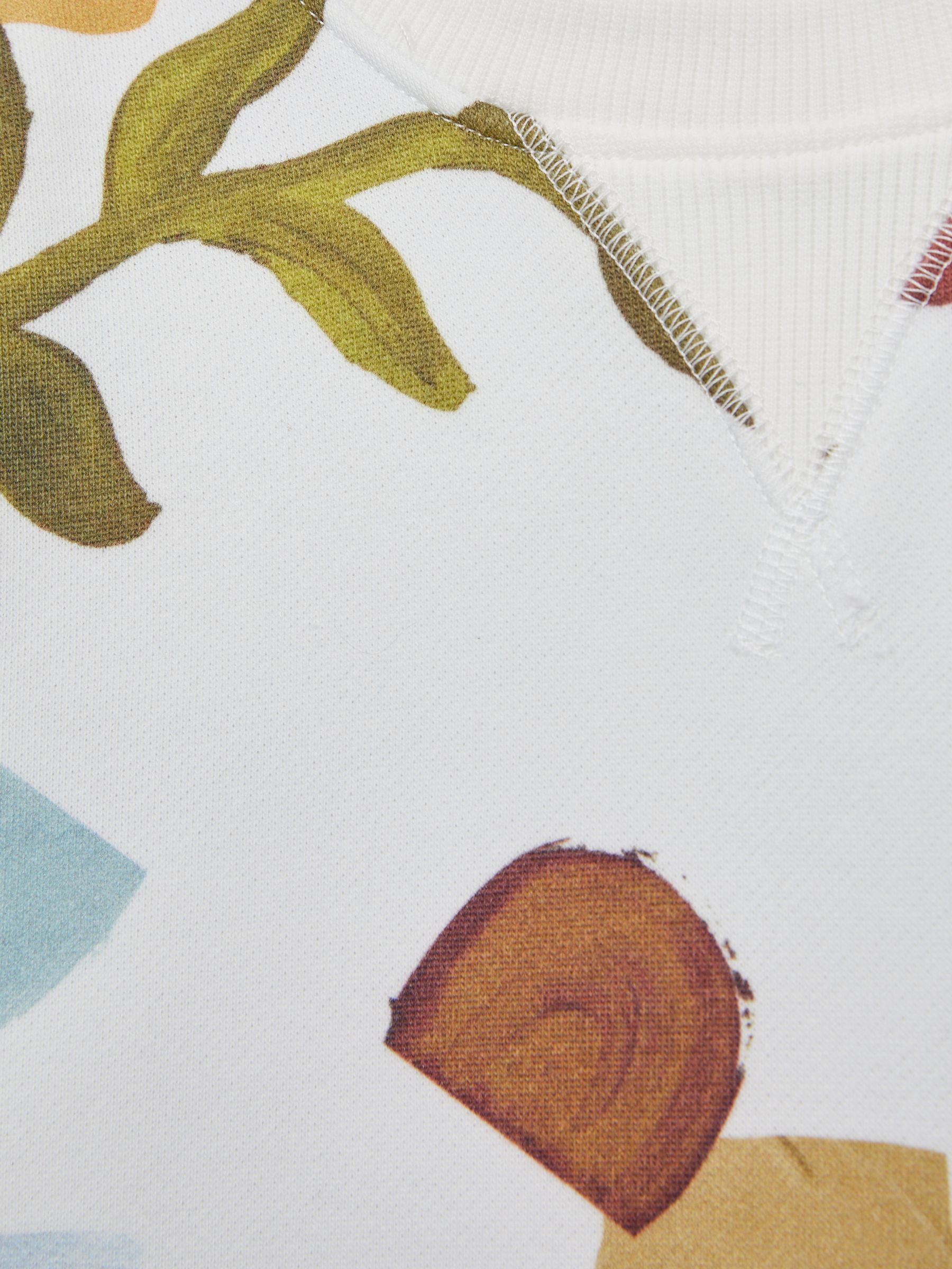 9-13 yrs Abstract-Print Sweatshirt And Shorts Set in Multi