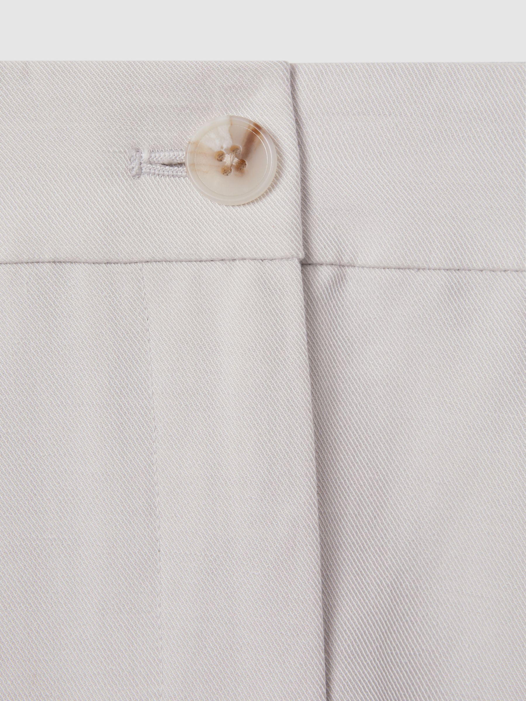 Tapered Suit Trousers with TENCEL? Fibers in Light Grey