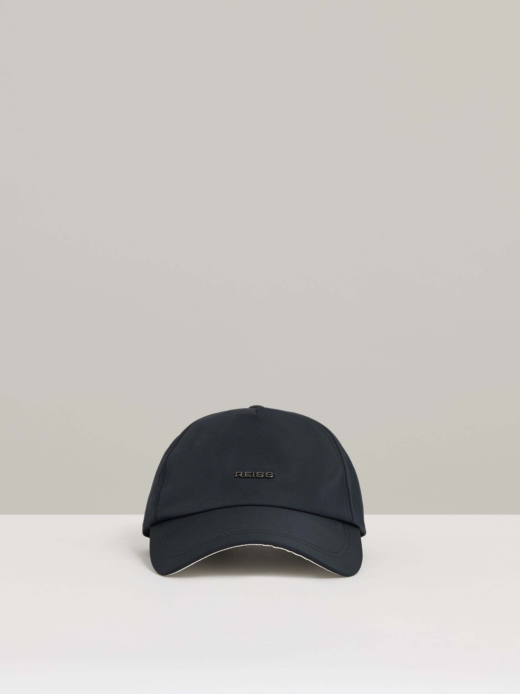 Logo Lettering Baseball Cap in Navy