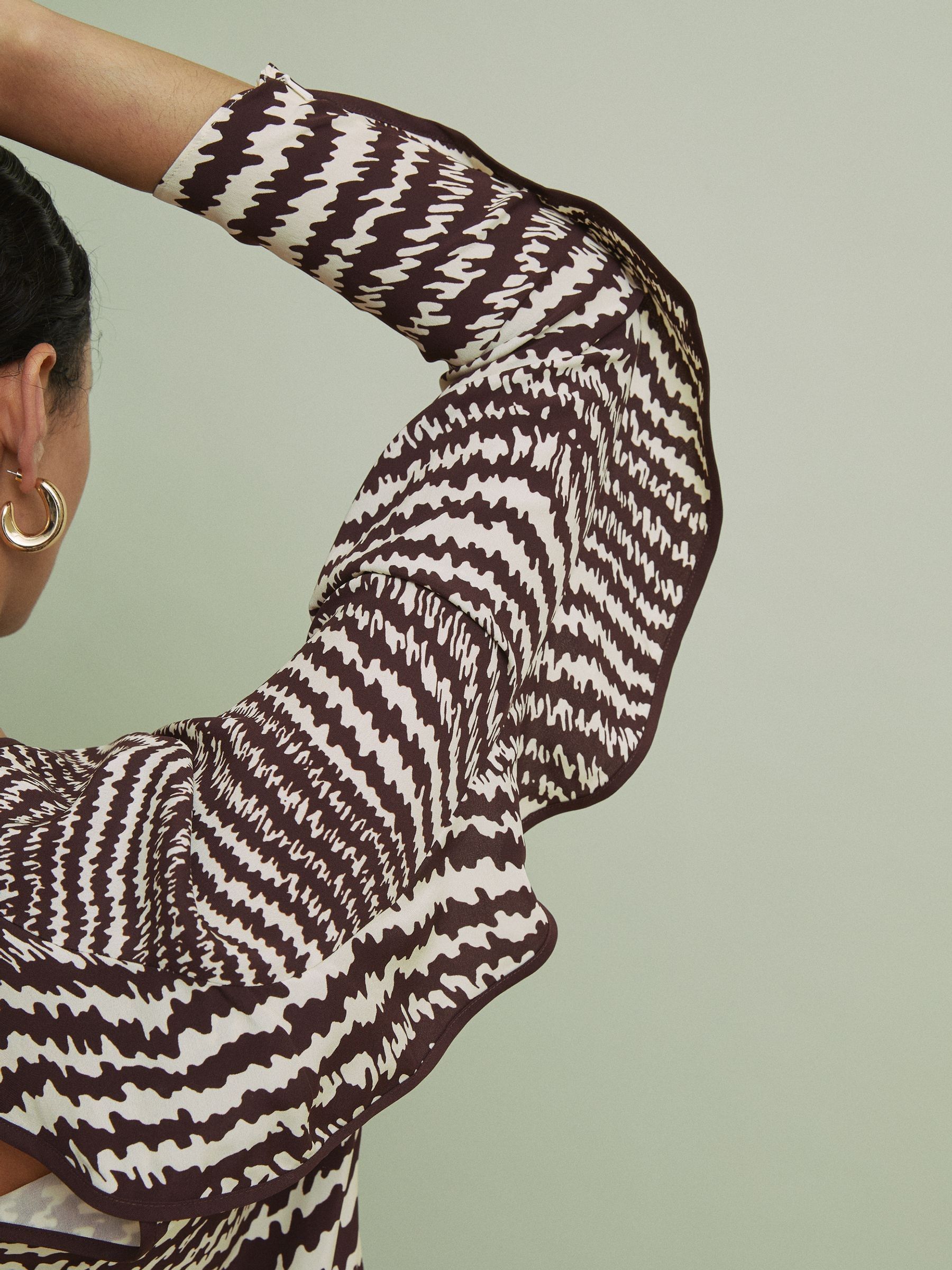 Florere Column Midi Dress in Chocolate