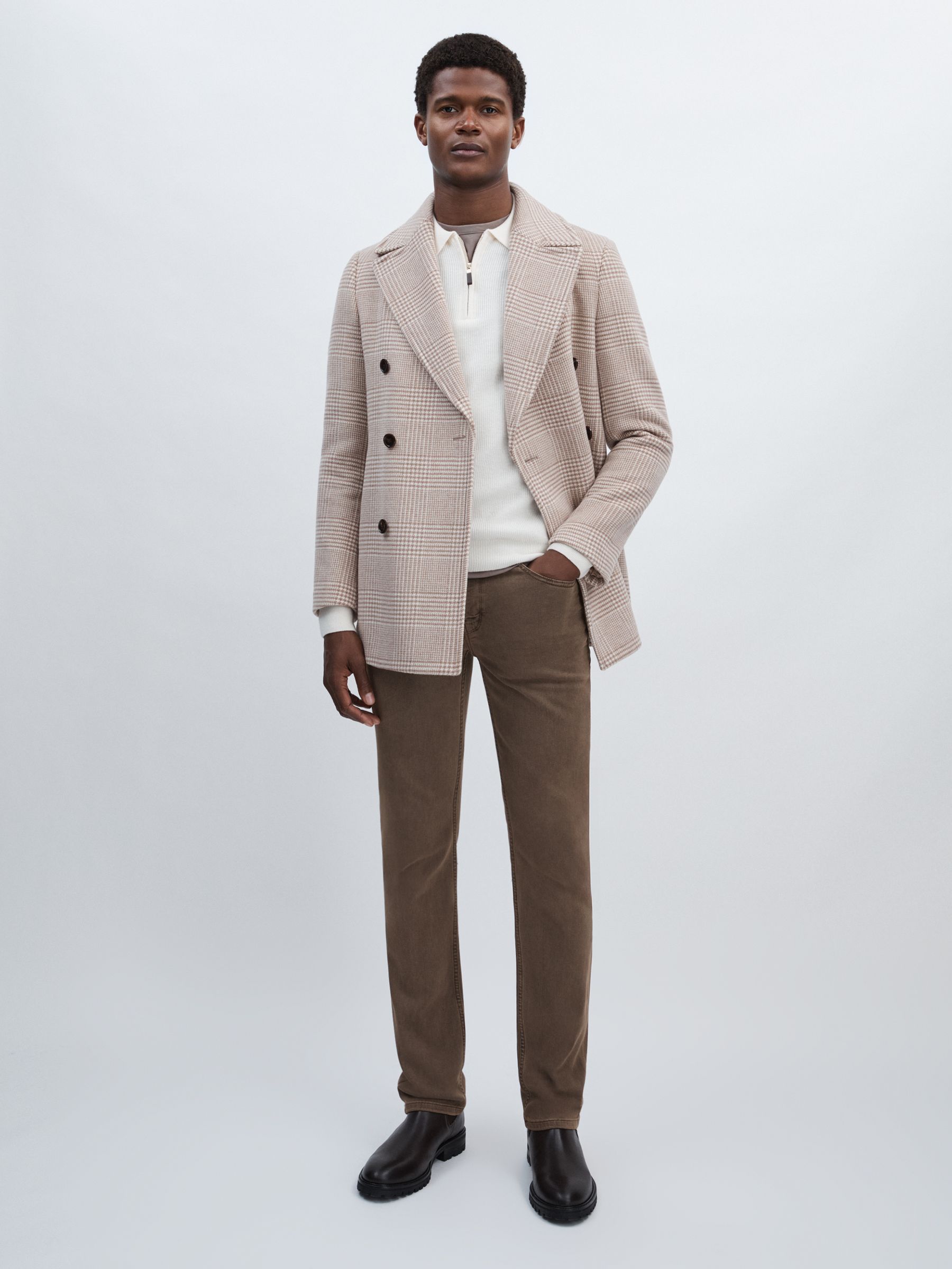 Paige Slim Straight Leg Jeans in Vintage Falcon