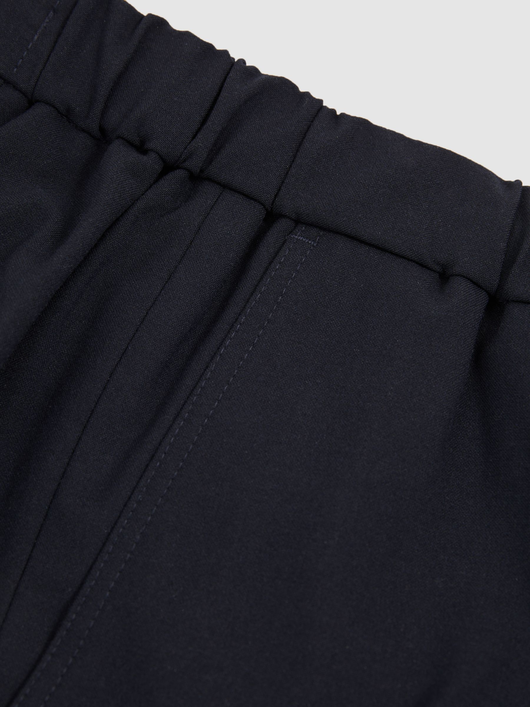 Drawstring Chino Shorts in Navy