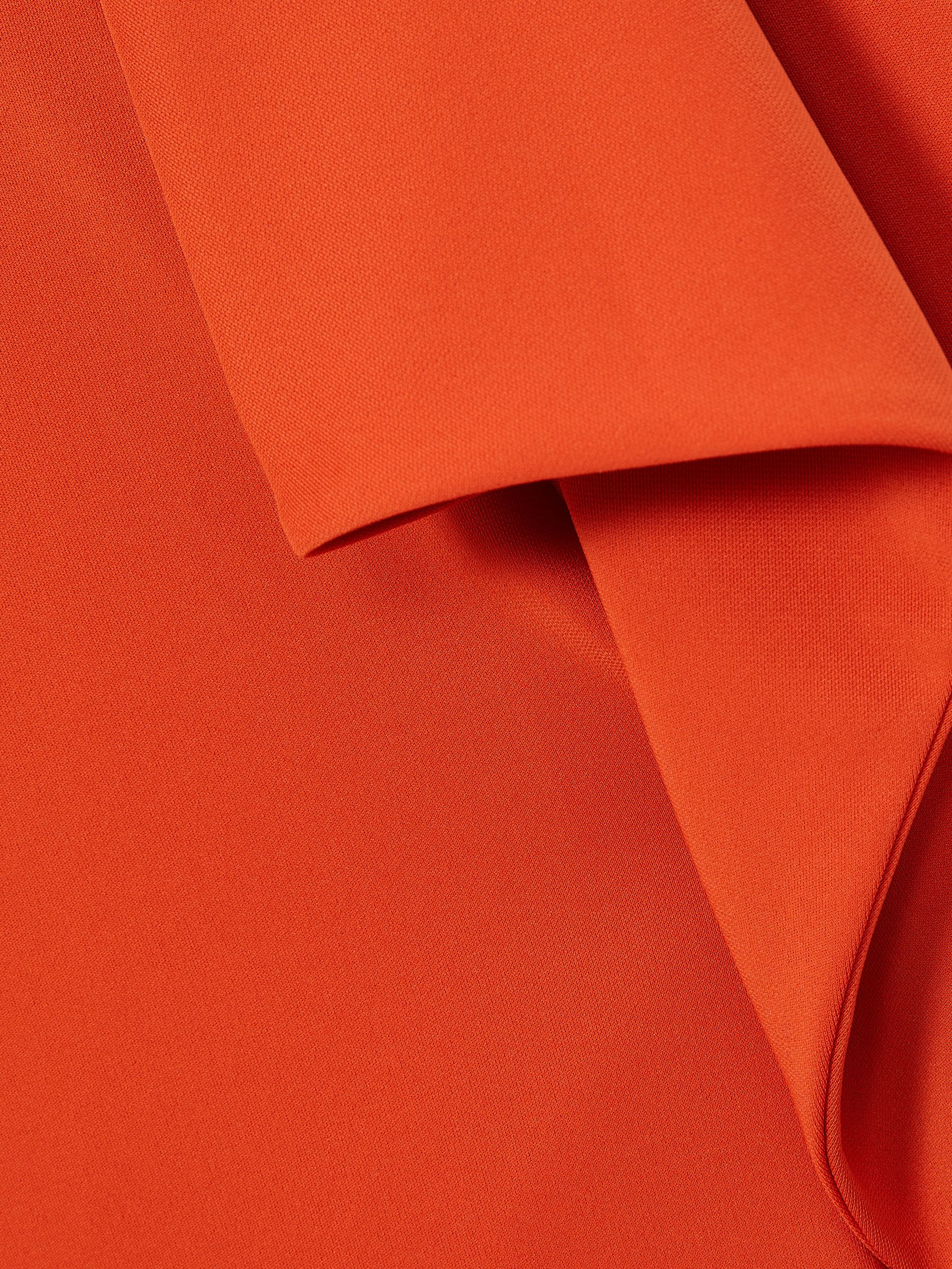 Cowl Back Mini Dress in Orange