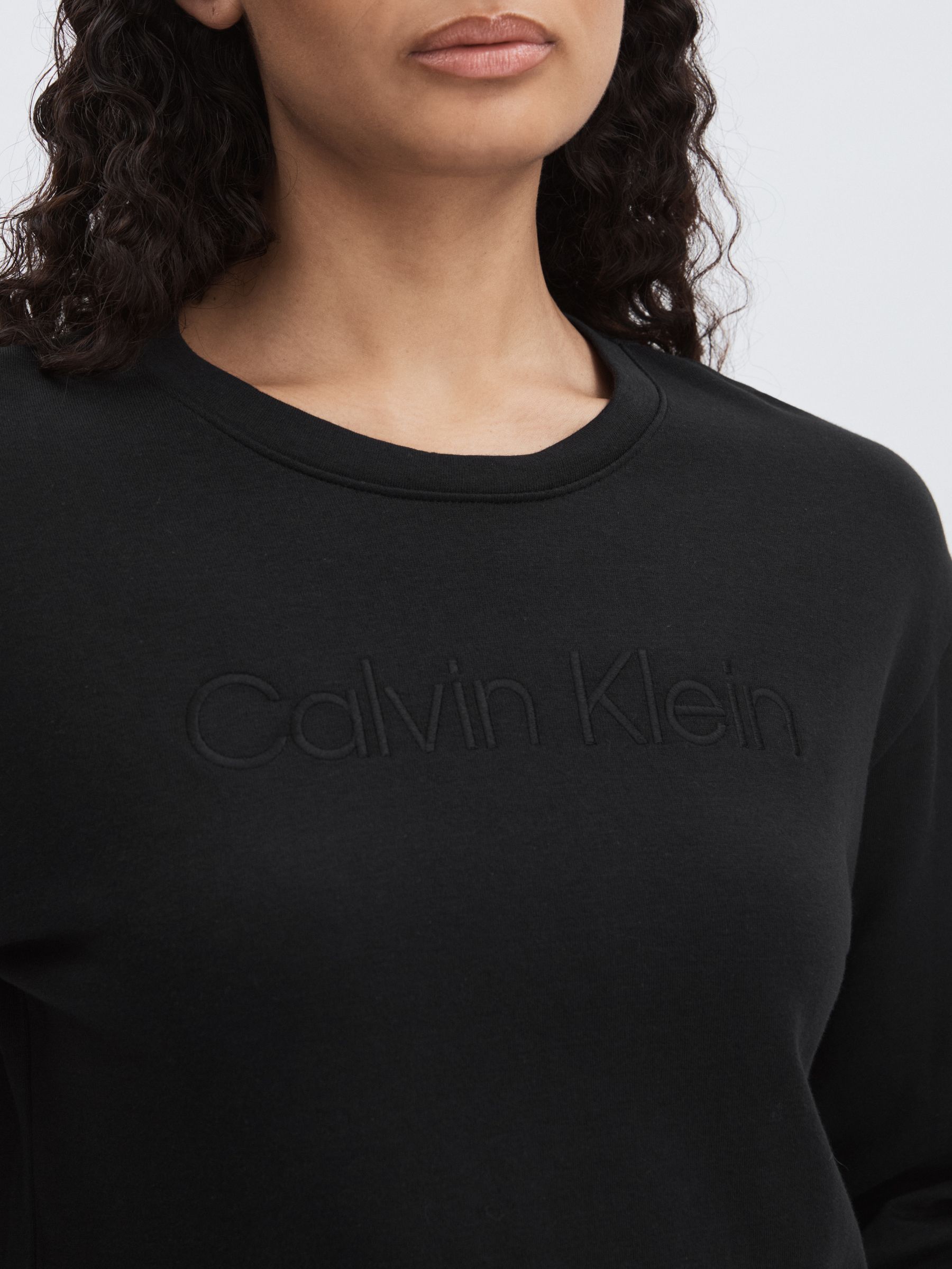 Relaxed Logo Sweatshirt in Black