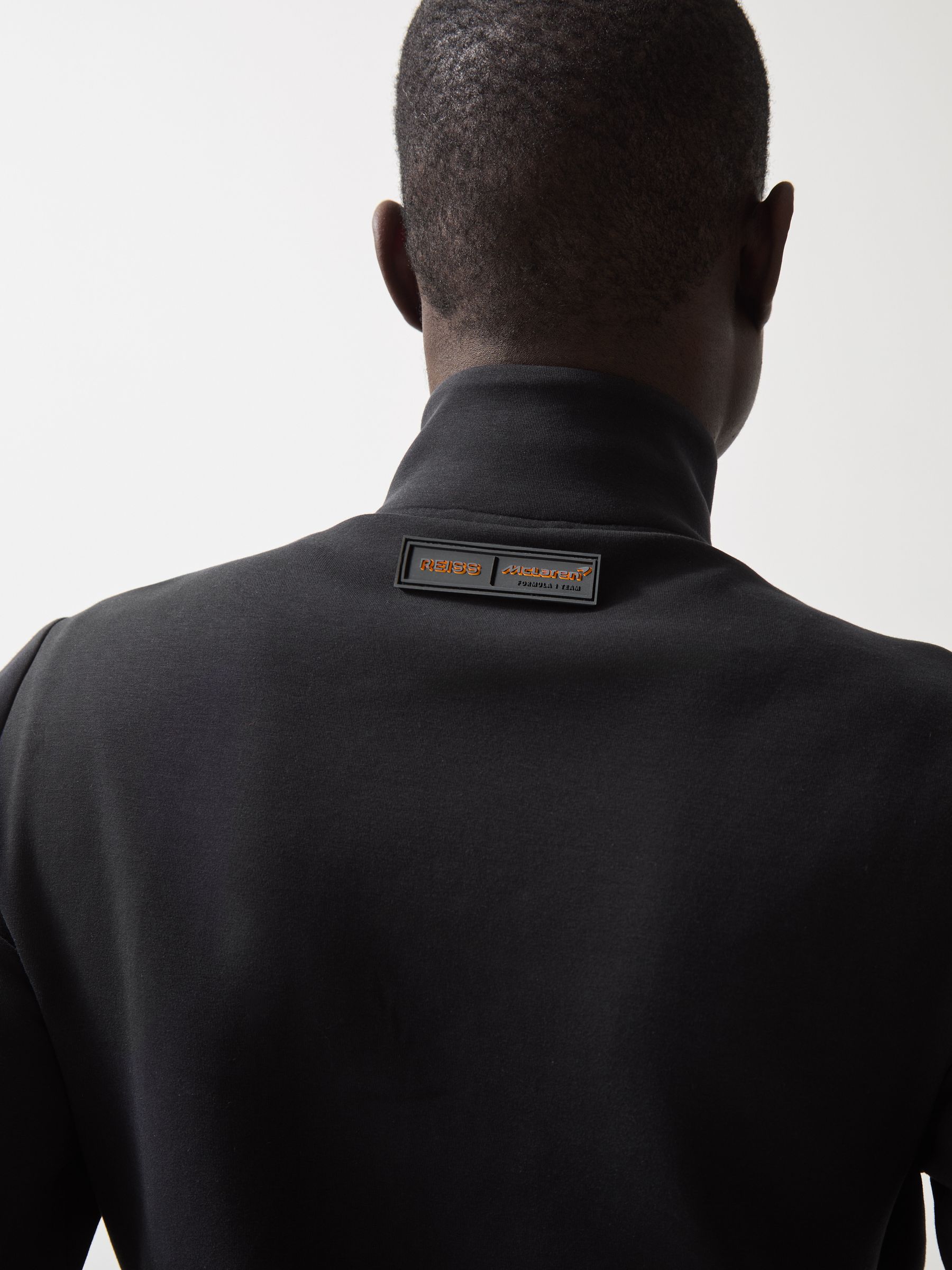 McLaren F1 Team Quilted Hybrid Jacket in Black