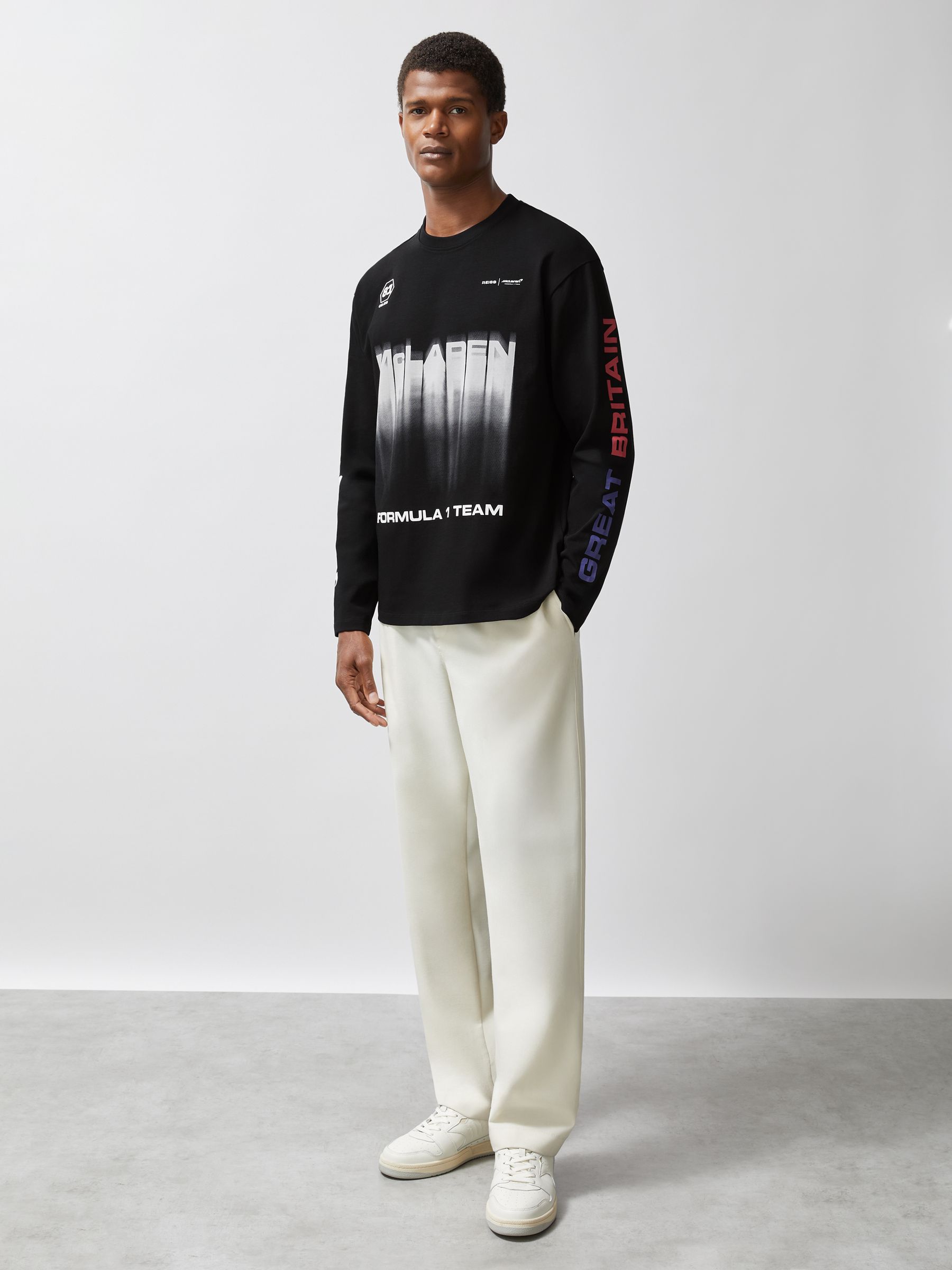 McLaren F1 Team British GP T-Shirt Unisex Fit in Black