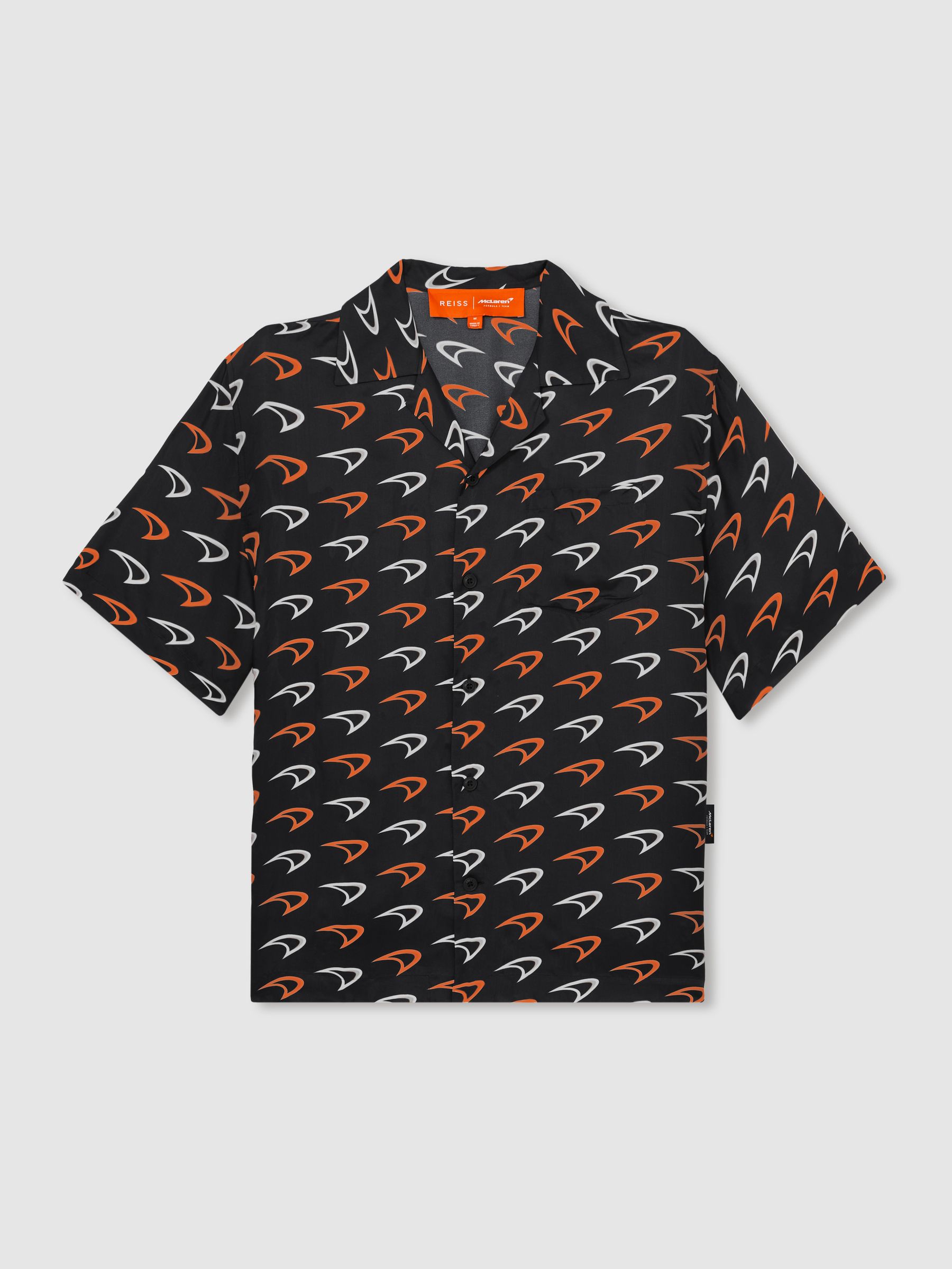 McLaren F1 Team Speedmark Logo Shirt in Black