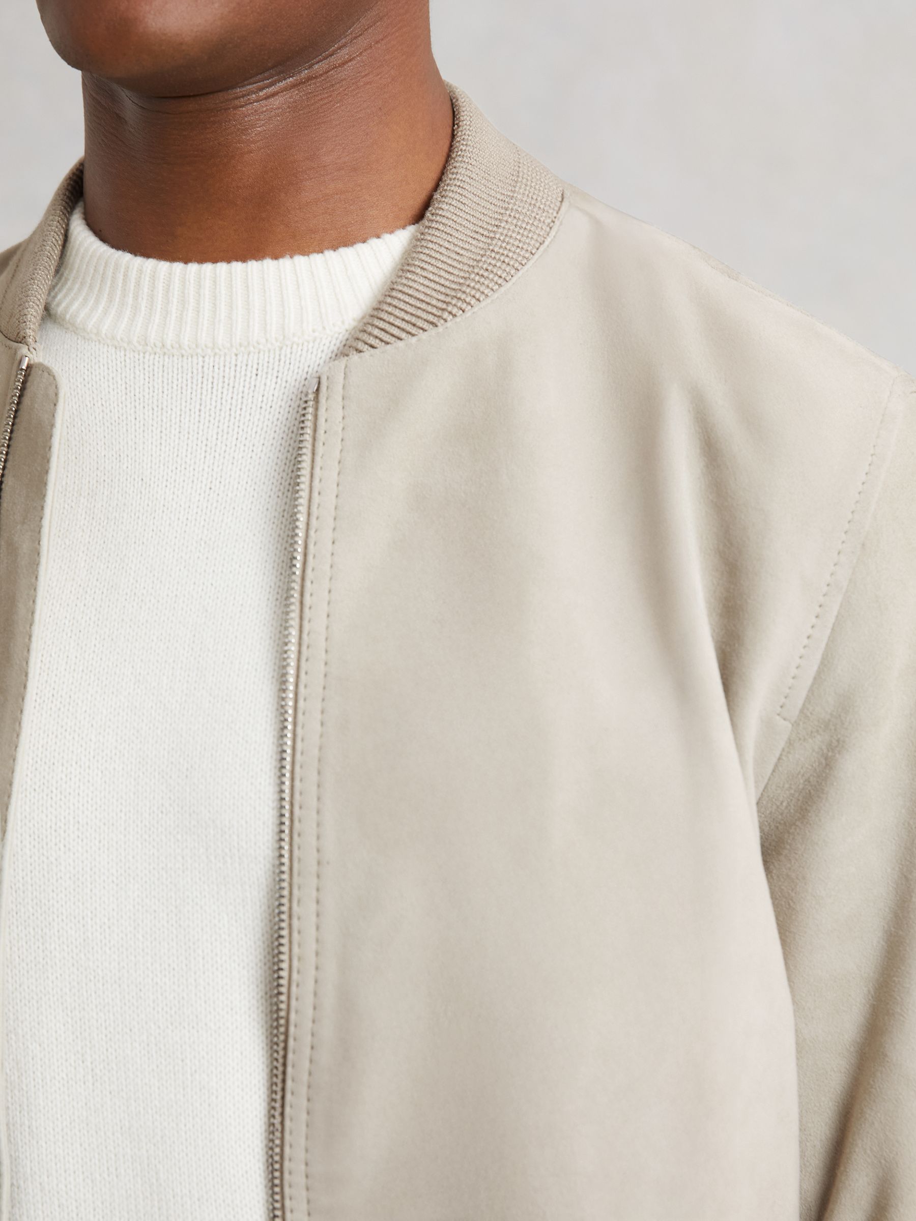 Bomber Jacket in Grey