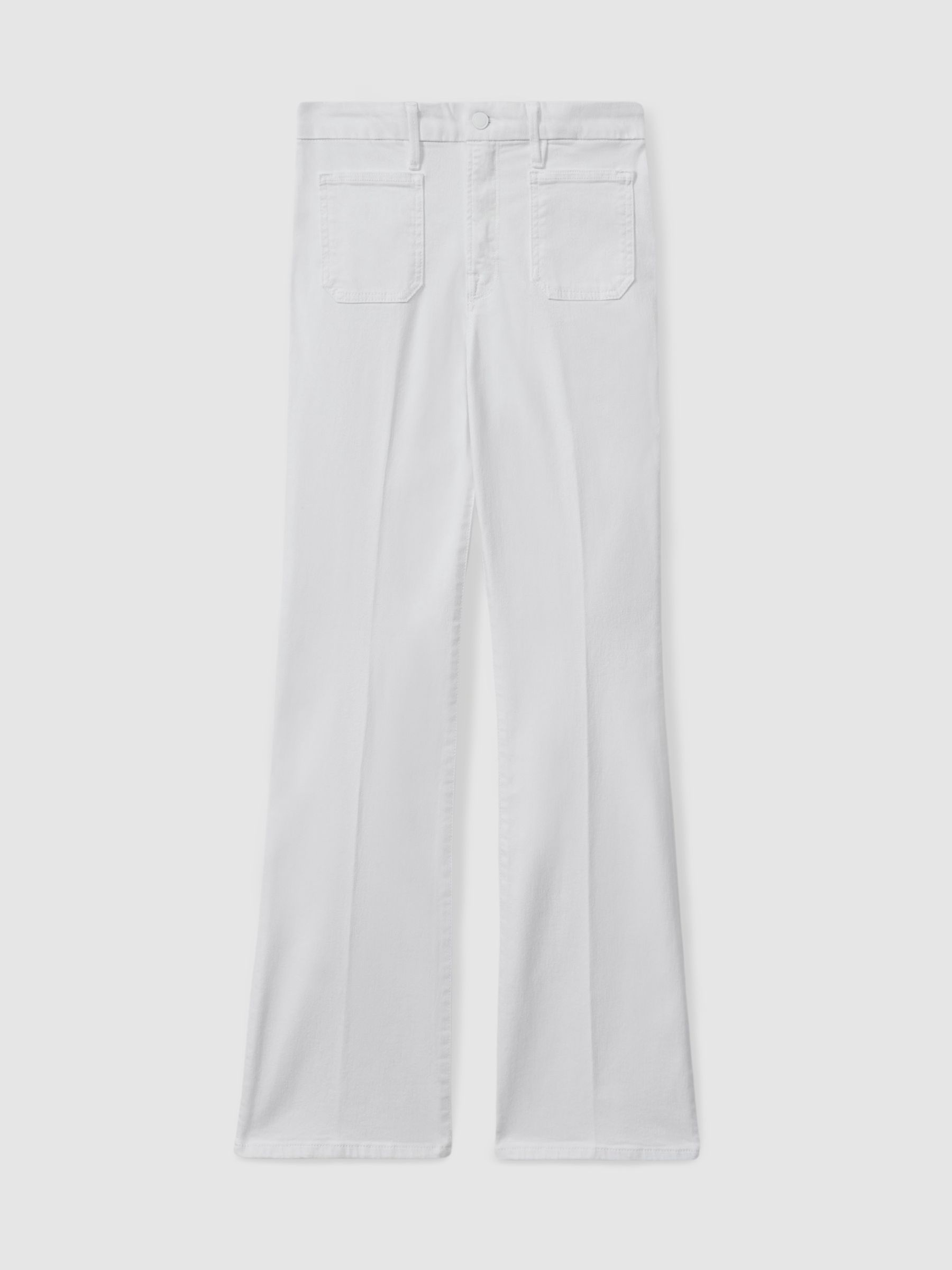 Good Classic Boot White Good American High Rise Bootcut Jeans