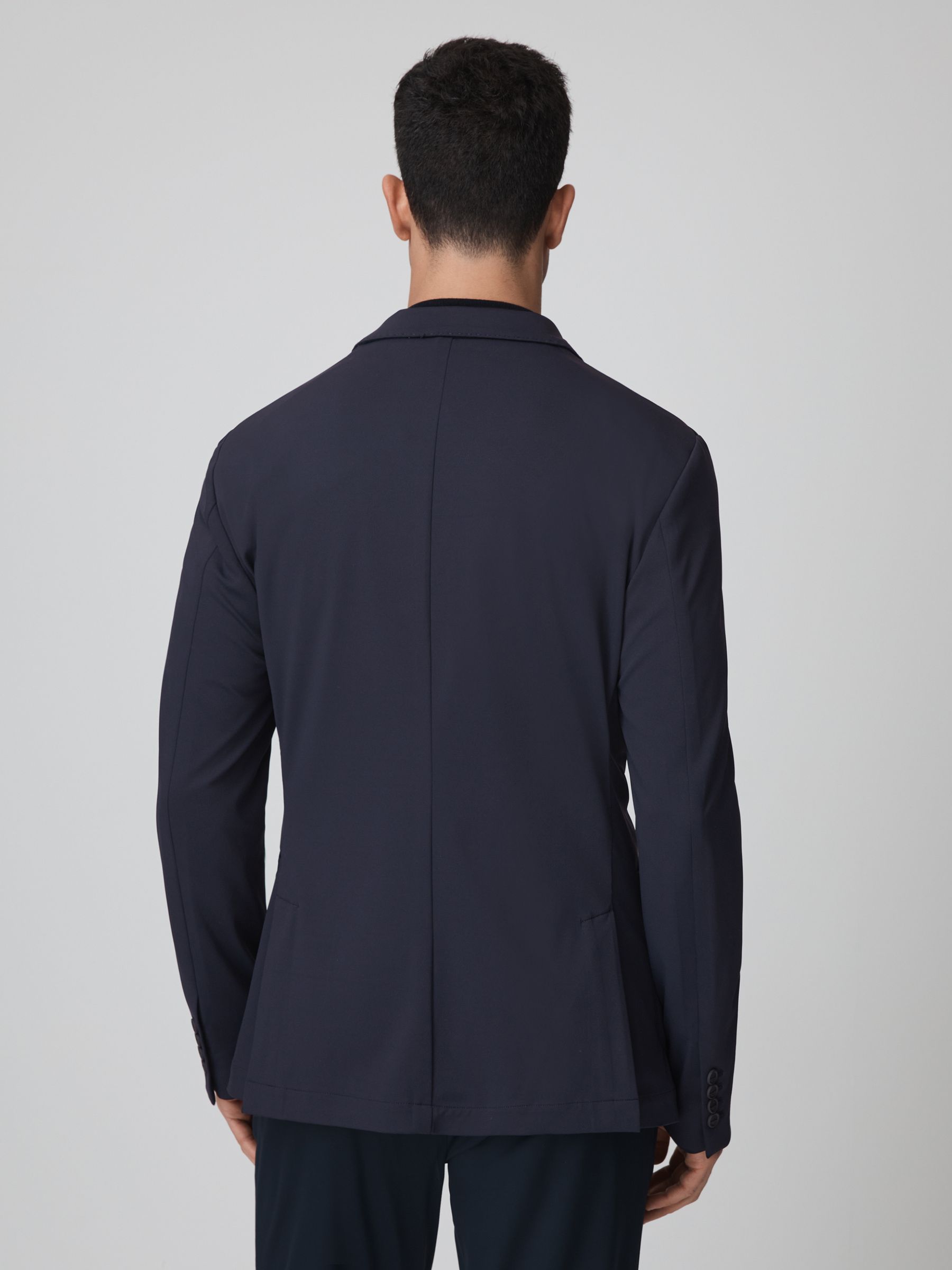McLaren F1 Technical Single Breasted Blazer in Navy