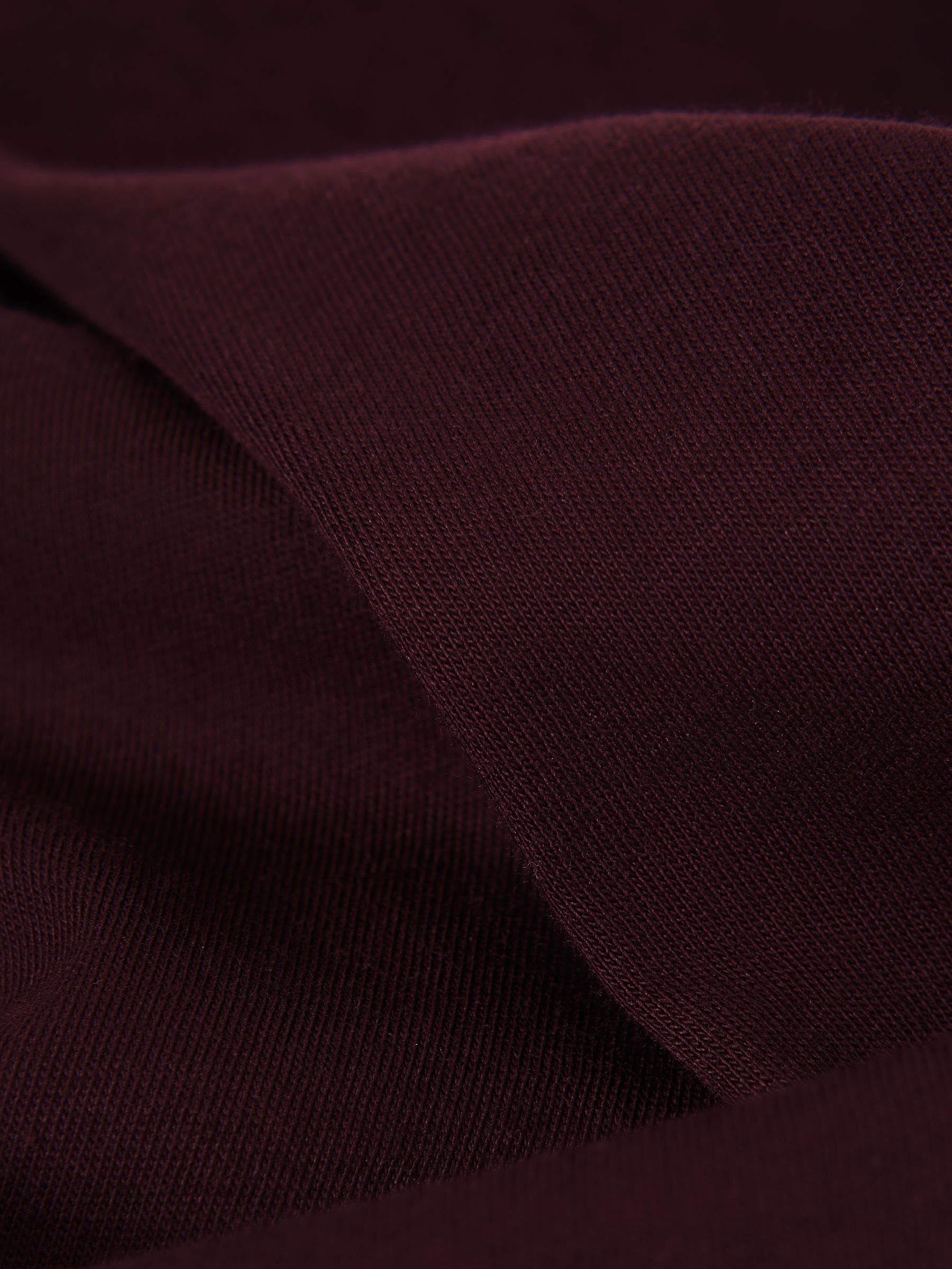 3-9 yrs Cotton-Blend Jersey Crew-Neck T-Shirt in Bordeaux