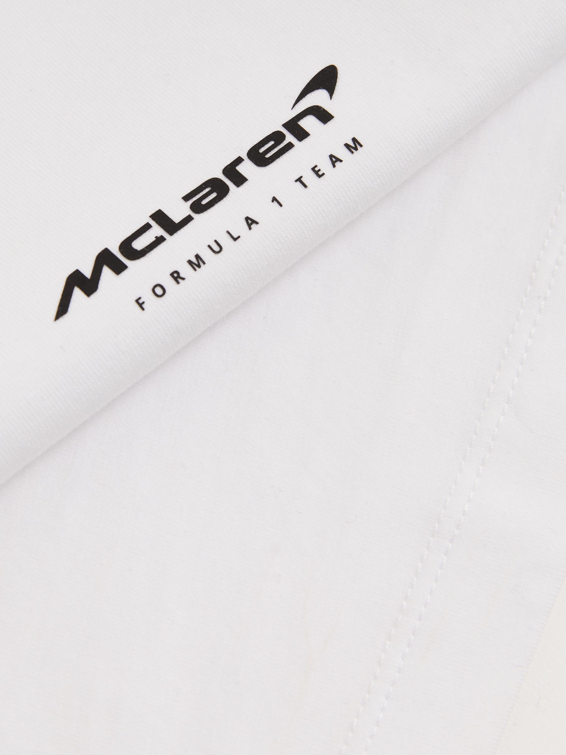 McLaren F1 Team Cropped Logo T-Shirt in White