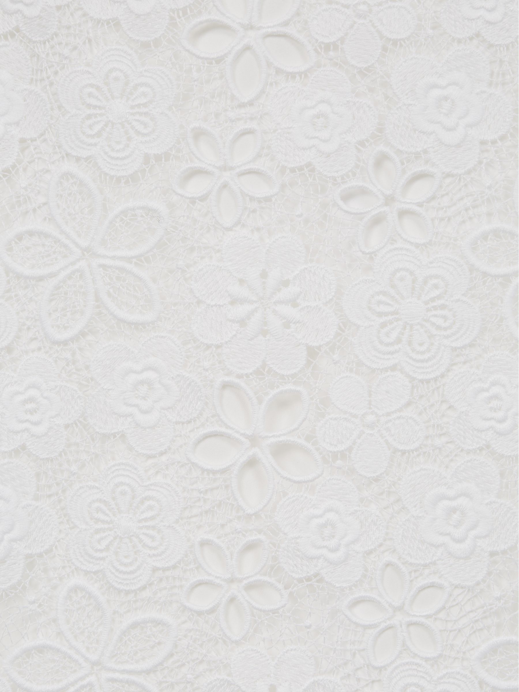 9-12 yrs Lace T-Shirt Dress in Ivory