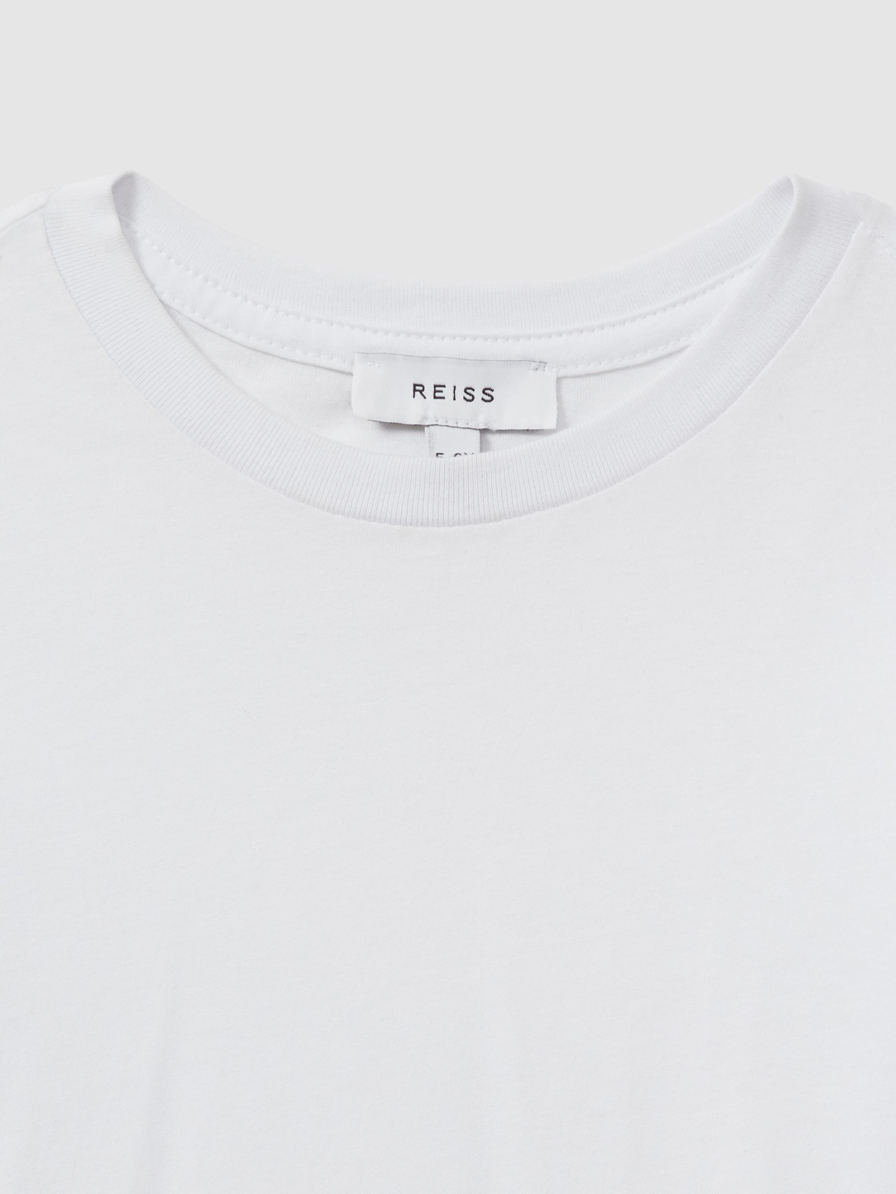 9-13 yrs Crew Neck T-Shirt in White