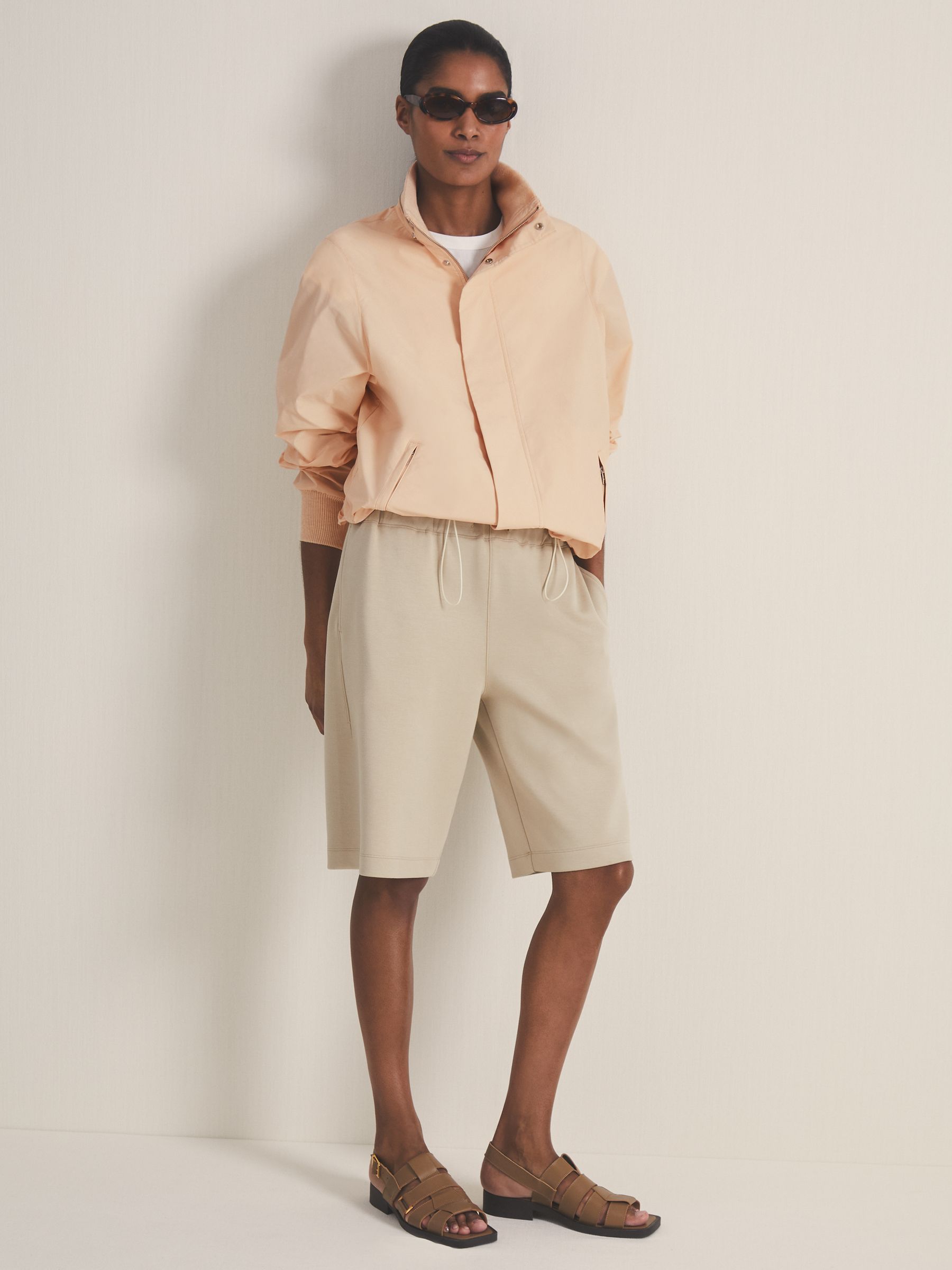 Reiss | Les 100 Ciels Technical Jacket in Neutral