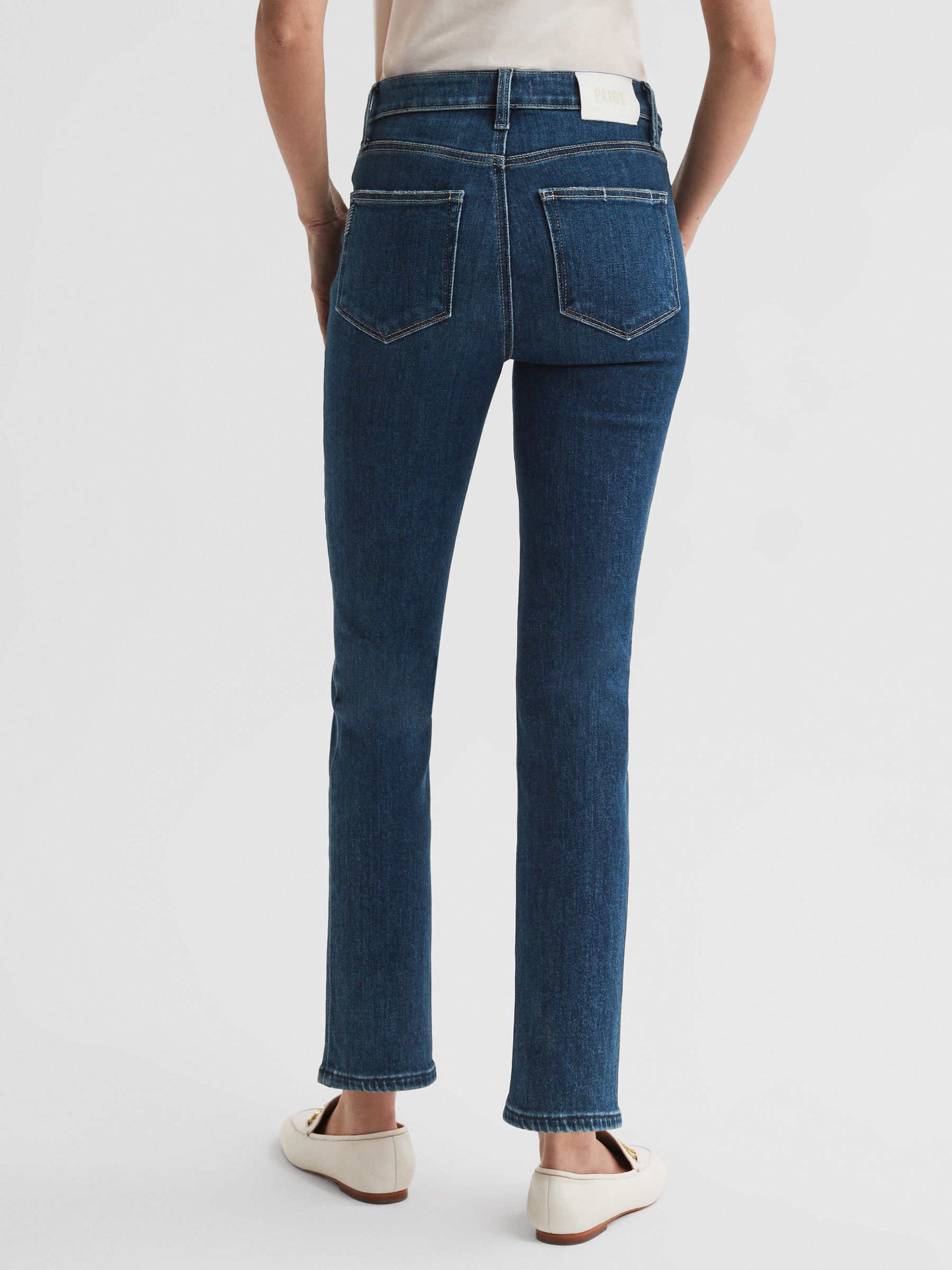 Paige High Rise Cropped Jeans in Soleil