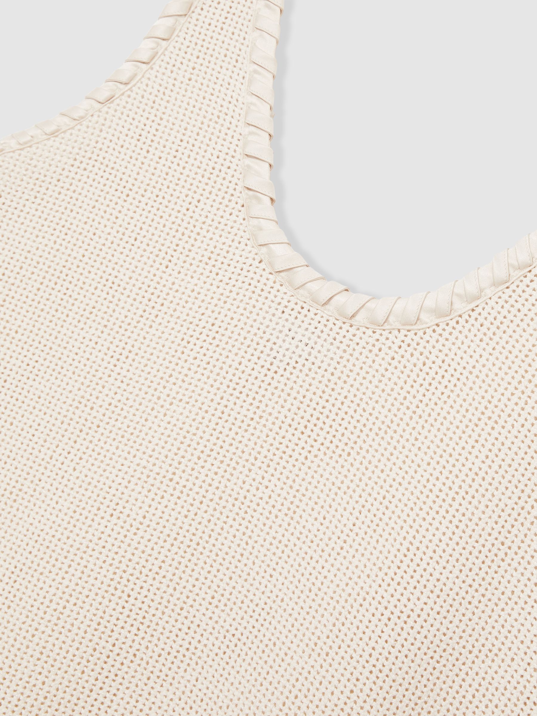 Crochet Tank Top in Cream