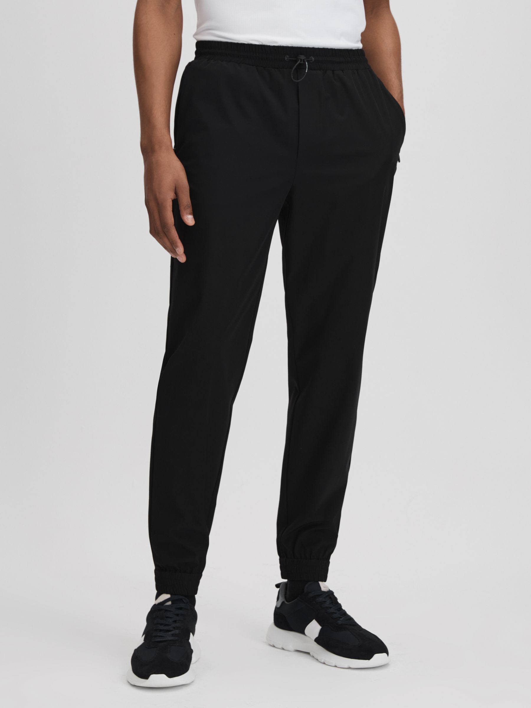 Castore Water Repellent Track Joggers in Onyx Black