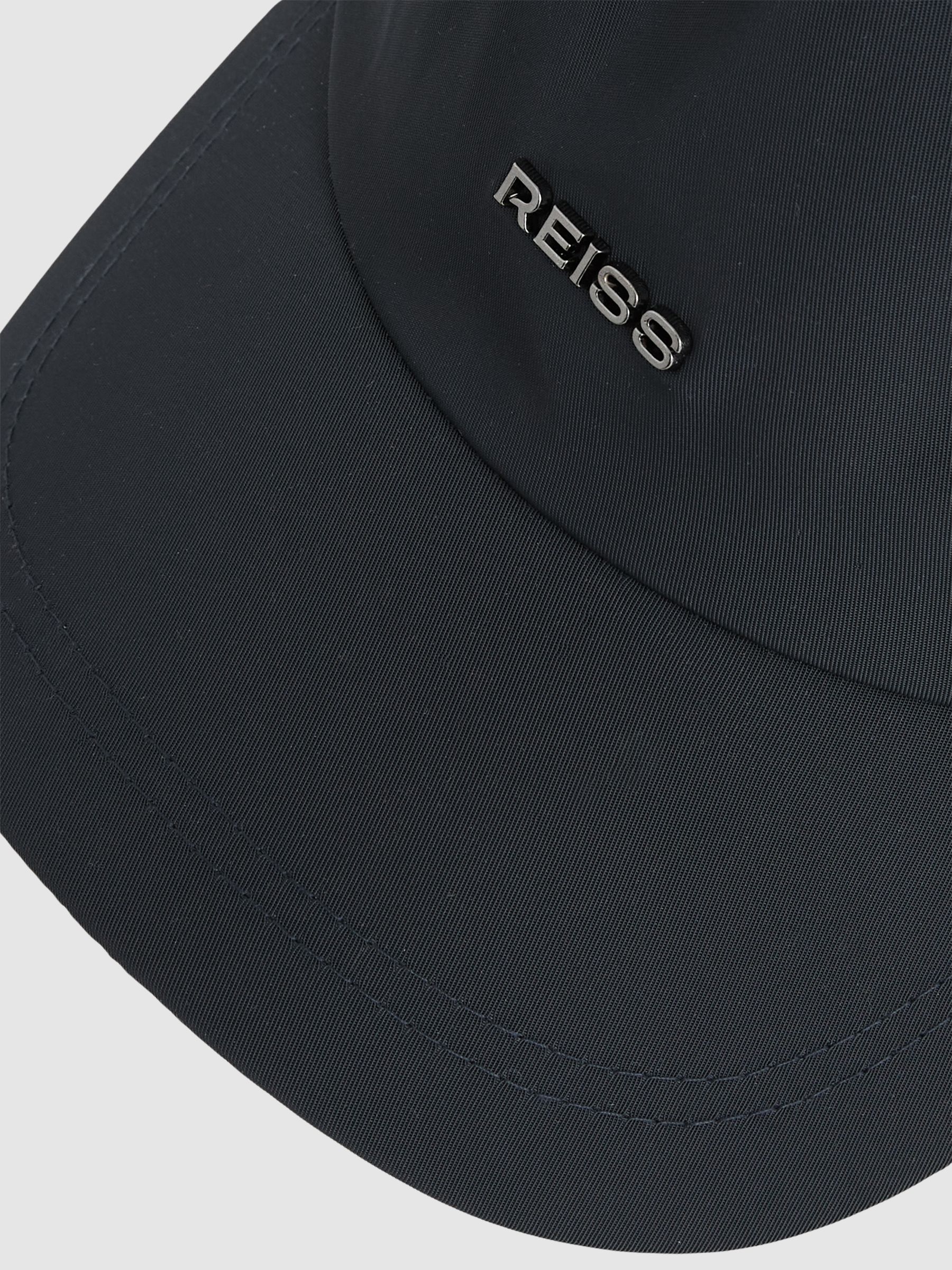 Logo Lettering Baseball Cap in Navy