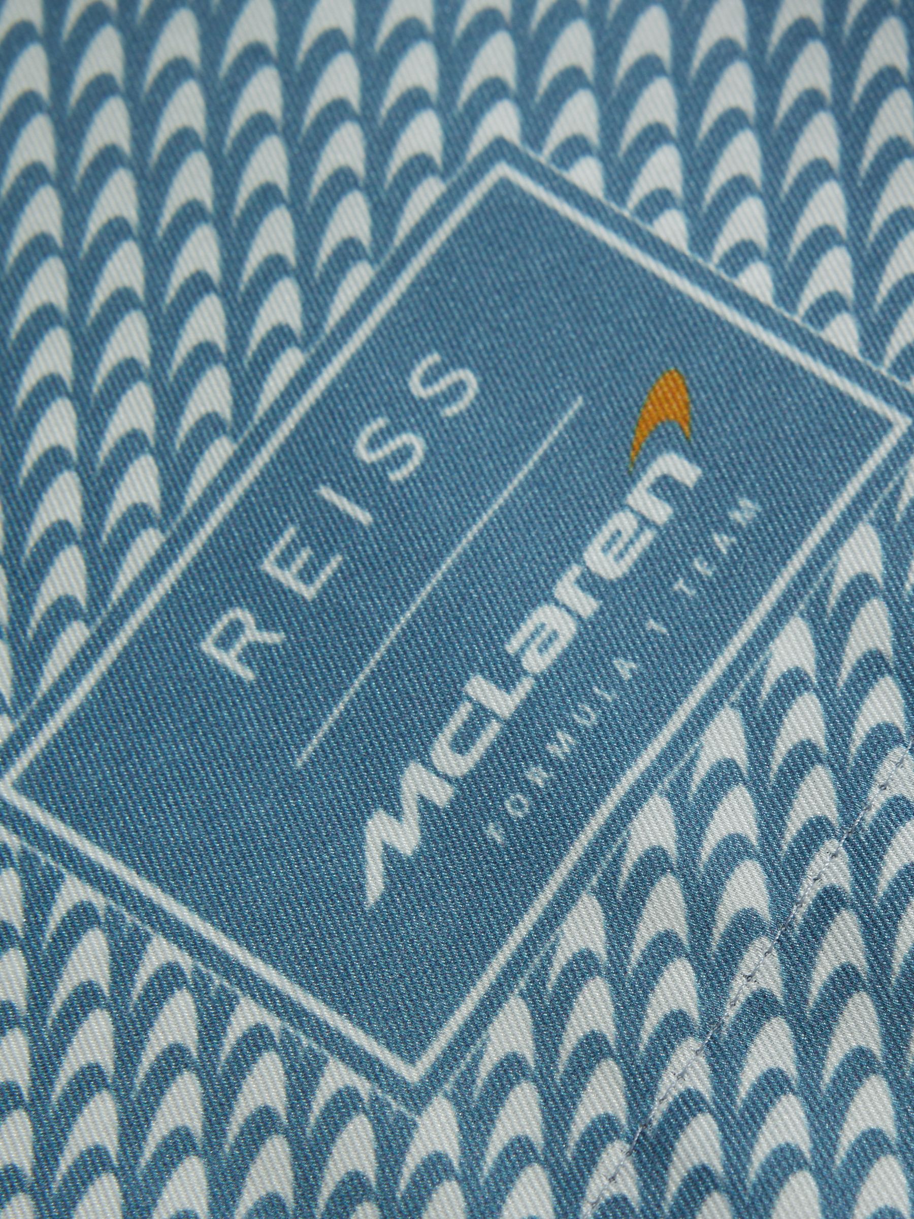 McLaren F1 Cuban Collar Shirt in Airforce Blue