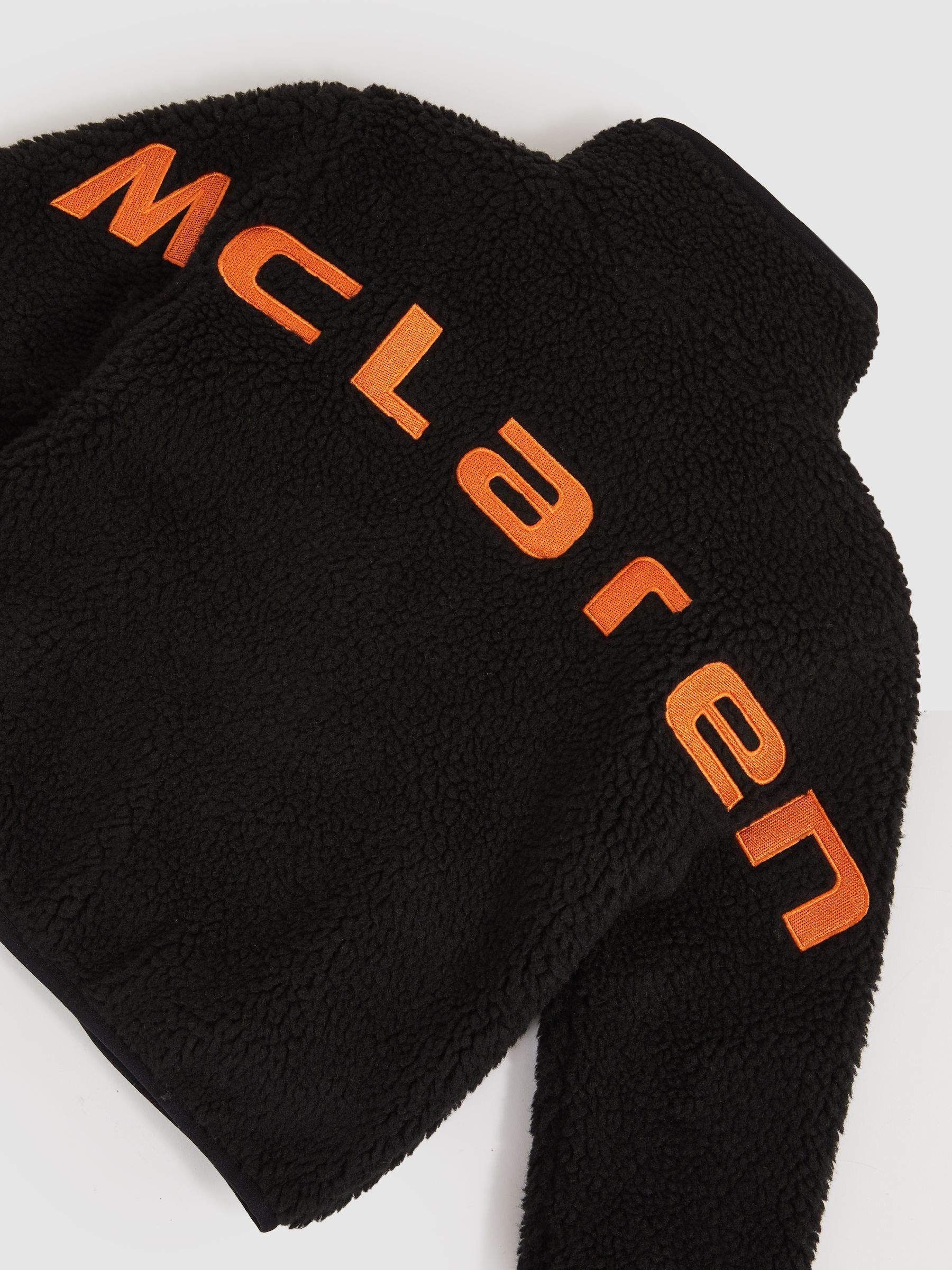 3-9 yrs Unisex Fit McLaren F1 Team Embroidered Fleece Jacket in Black