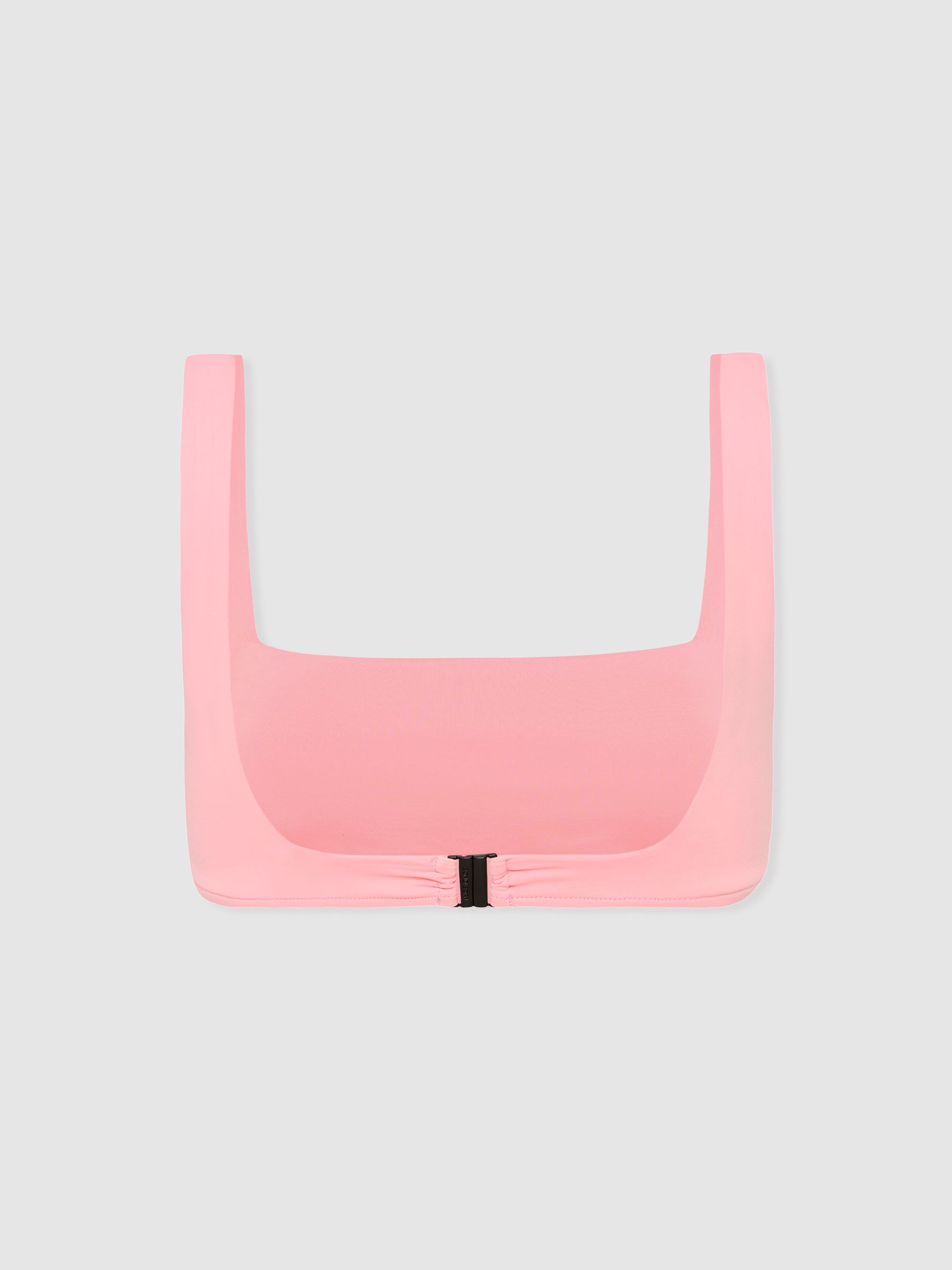 Bondi Born Square Neck Bikini Top in Pink