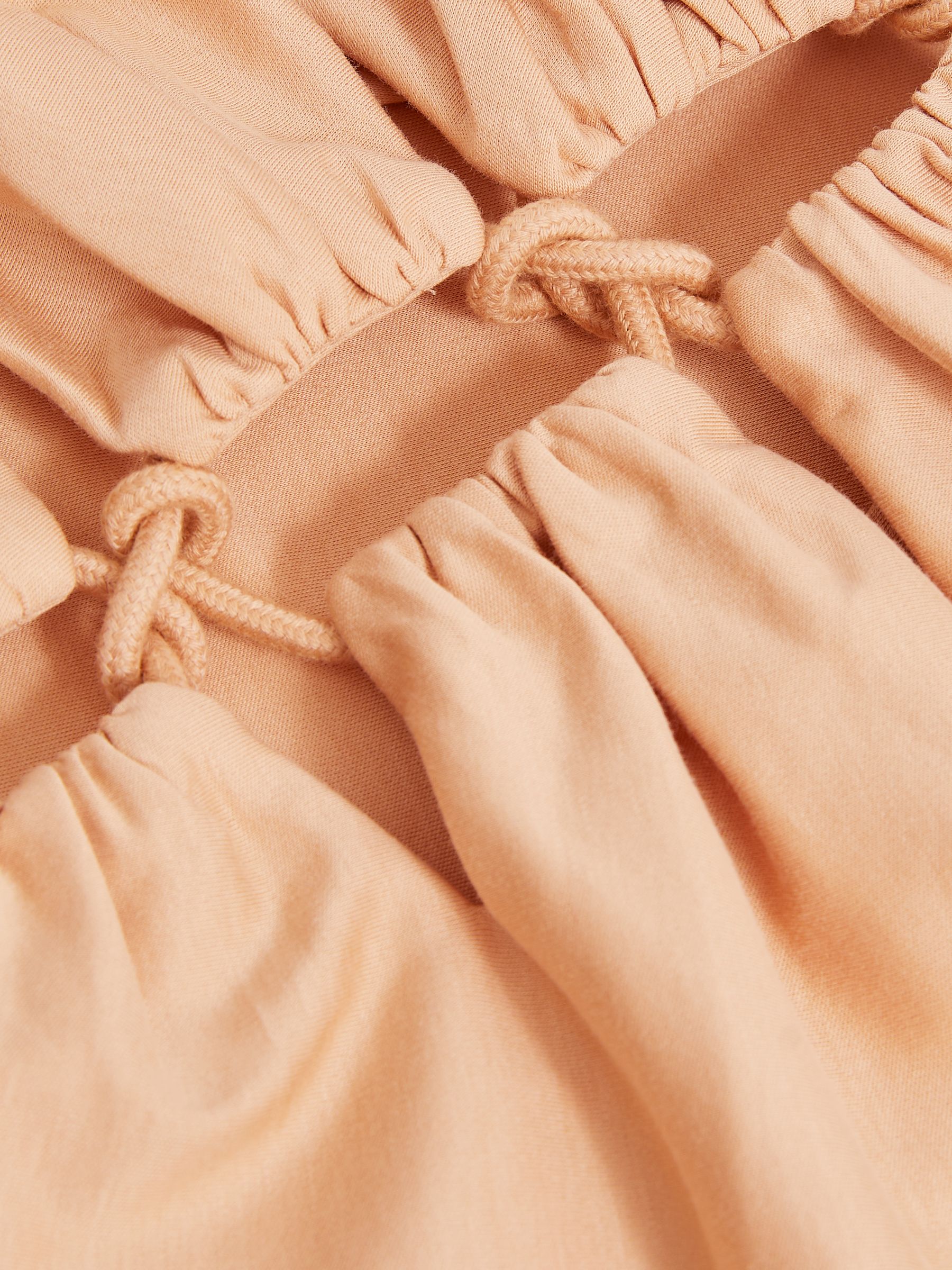 Atelier Cotton Cut-Out Rope-Cord Top in Neutral