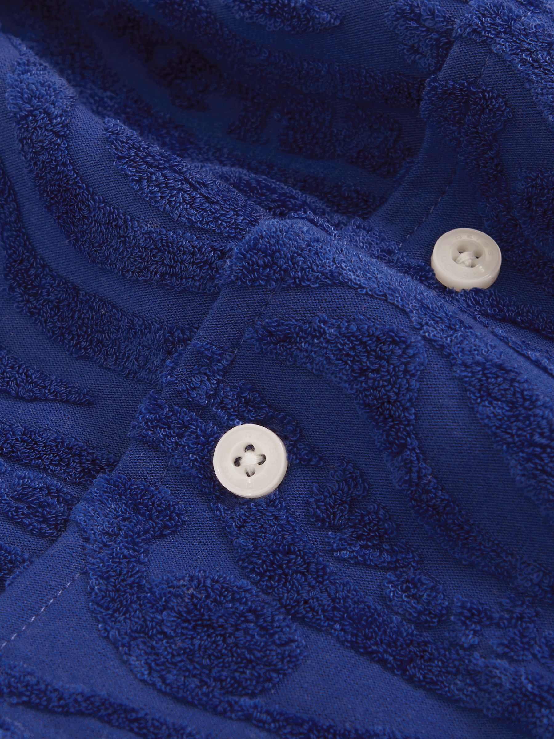 3-9 yrs SmileyWorld | Reiss Wave Texture Shirt in Bright Blue