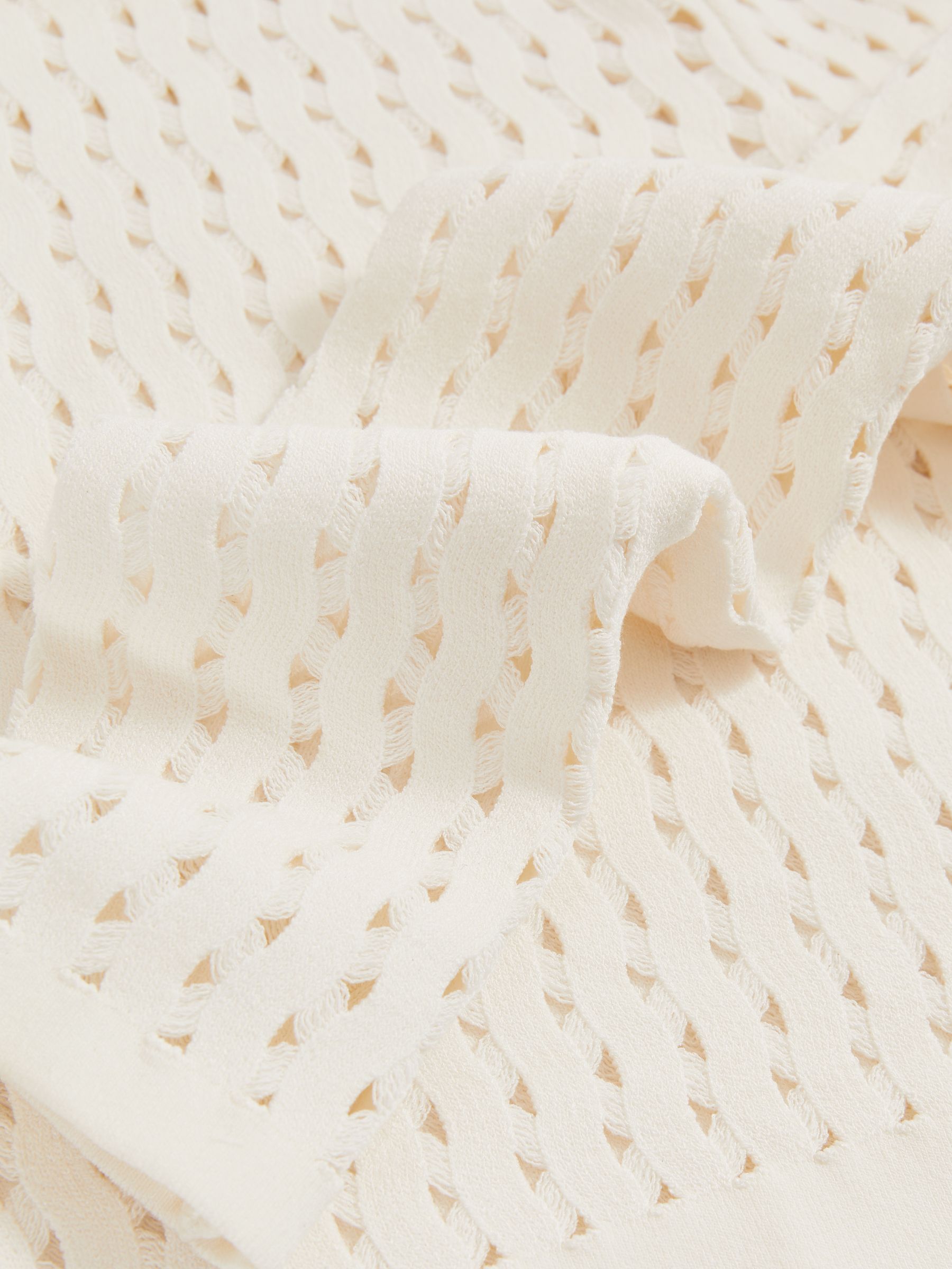 McLaren F1 Team One-Sleeve Crop Top in White