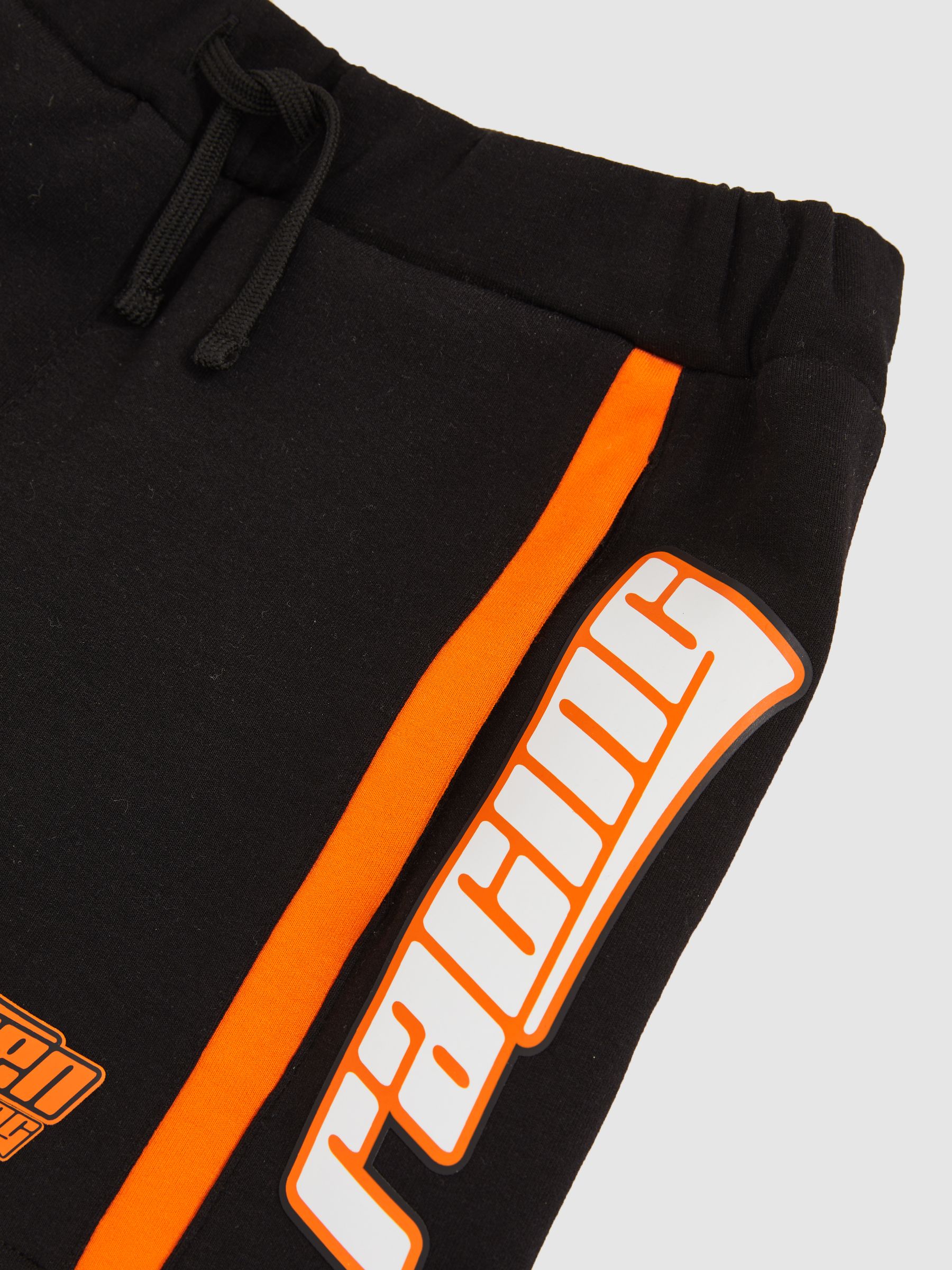 9-13 yrs McLaren F1 Team Drawstring Shorts Unisex Fit in Black/Orange