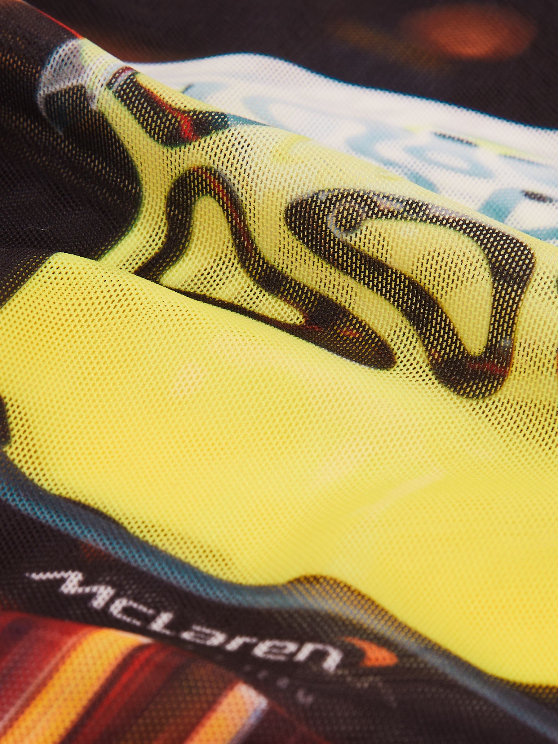 McLaren F1 Team Lando Print Mesh Top in Black
