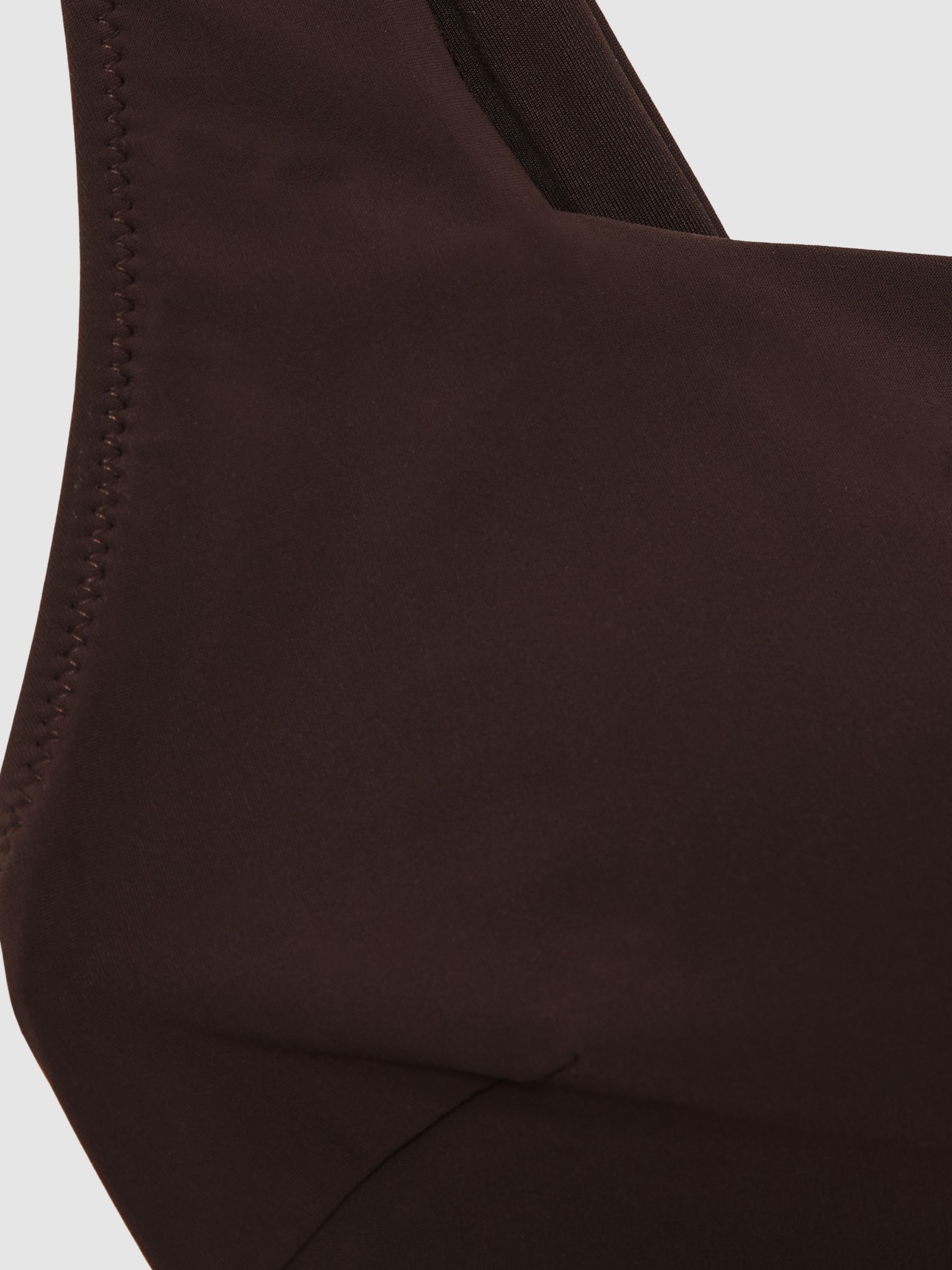 V-Front Bikini Top in Mocha