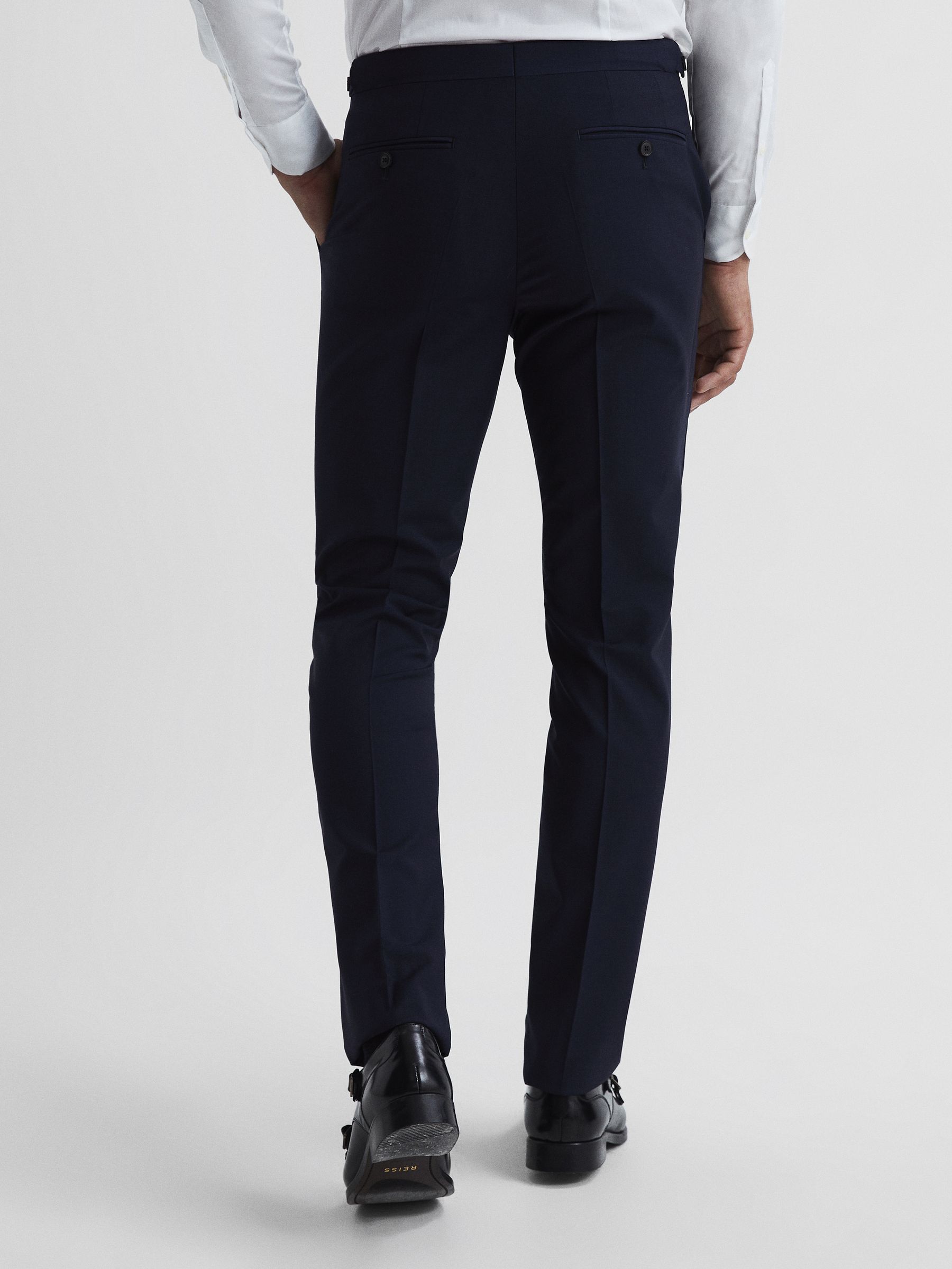 Modern Fit Travel Trousers in Navy