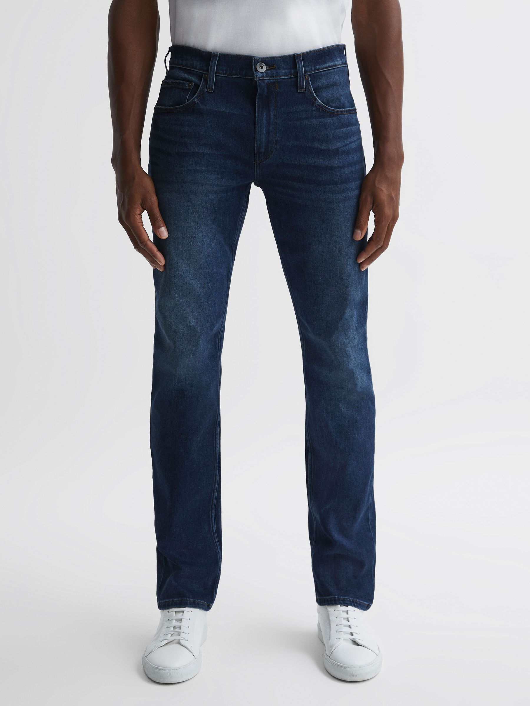 Paige Regular Fit Straight Leg Jeans in Hartweg