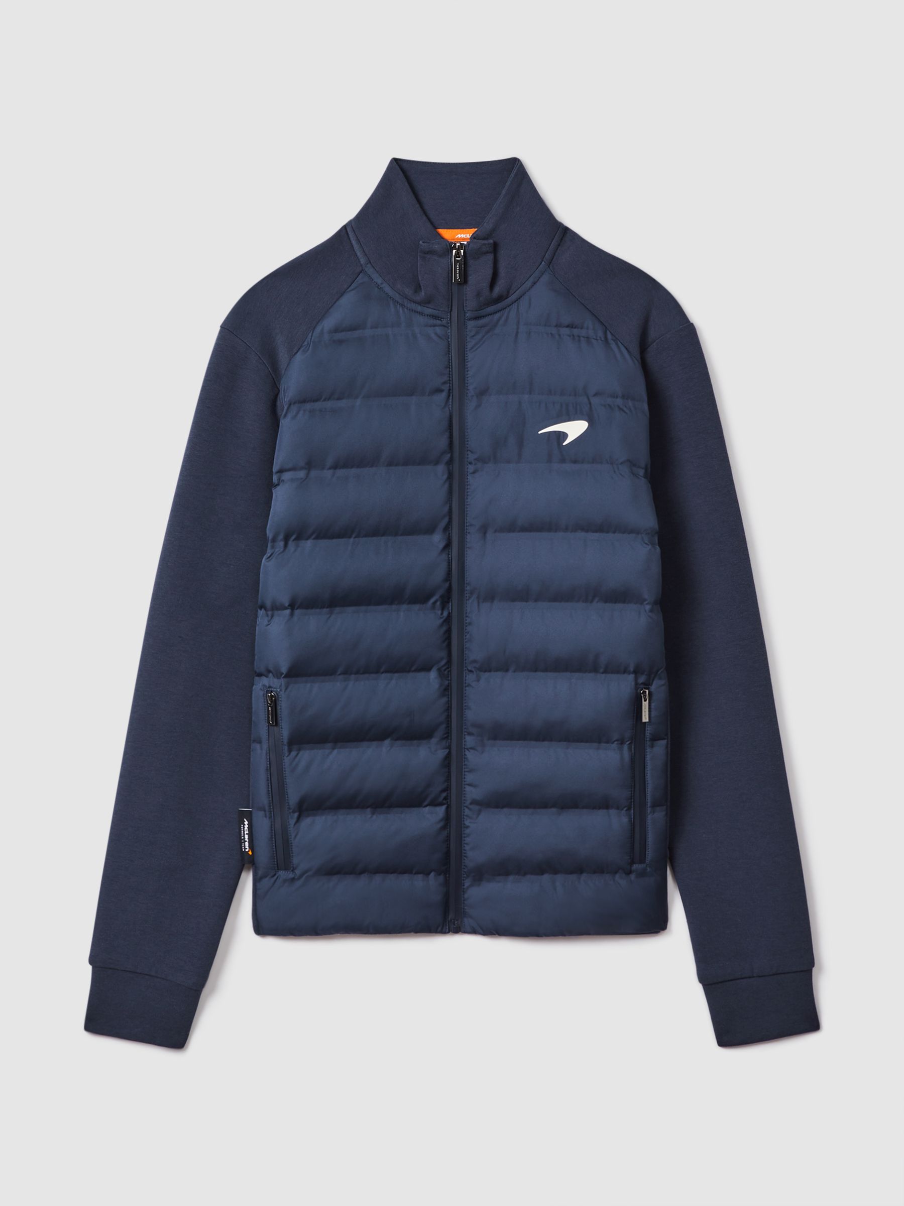 McLaren F1 Hybrid Quilt and Jersey Jacket in Airforce Blue