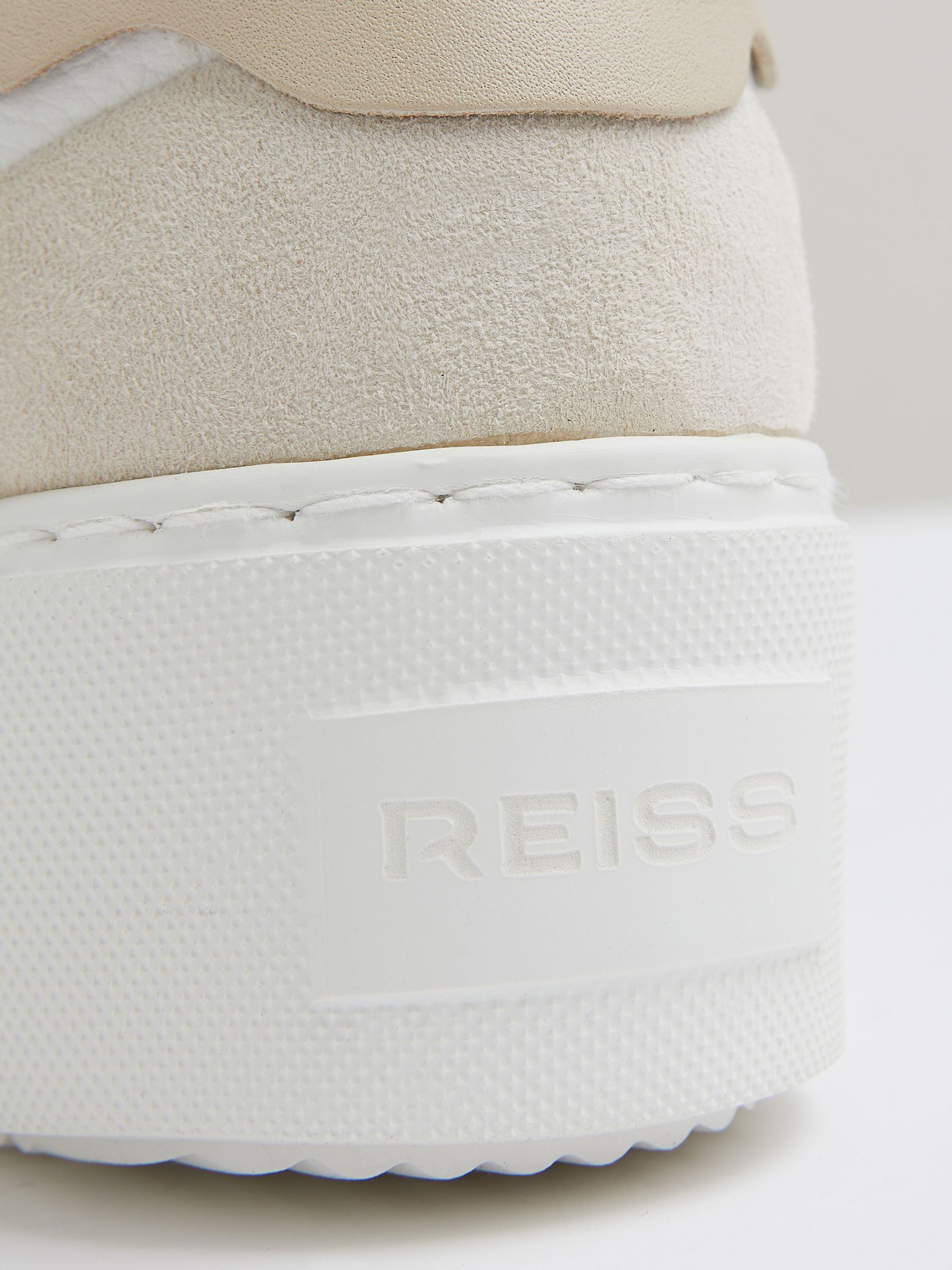 Leather Slip-On Trainers in White