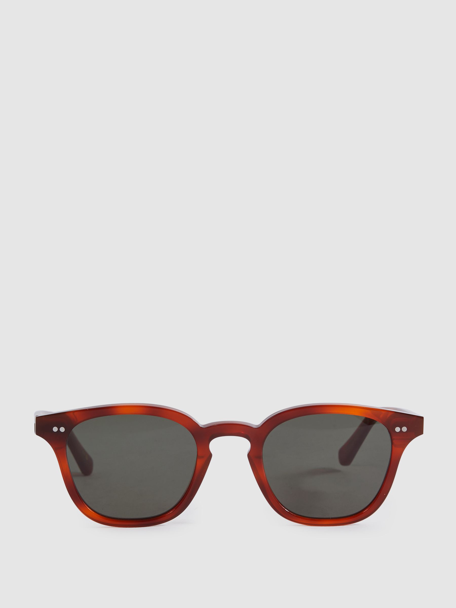 Monokel Eyewear Round Sunglasses in Caramel