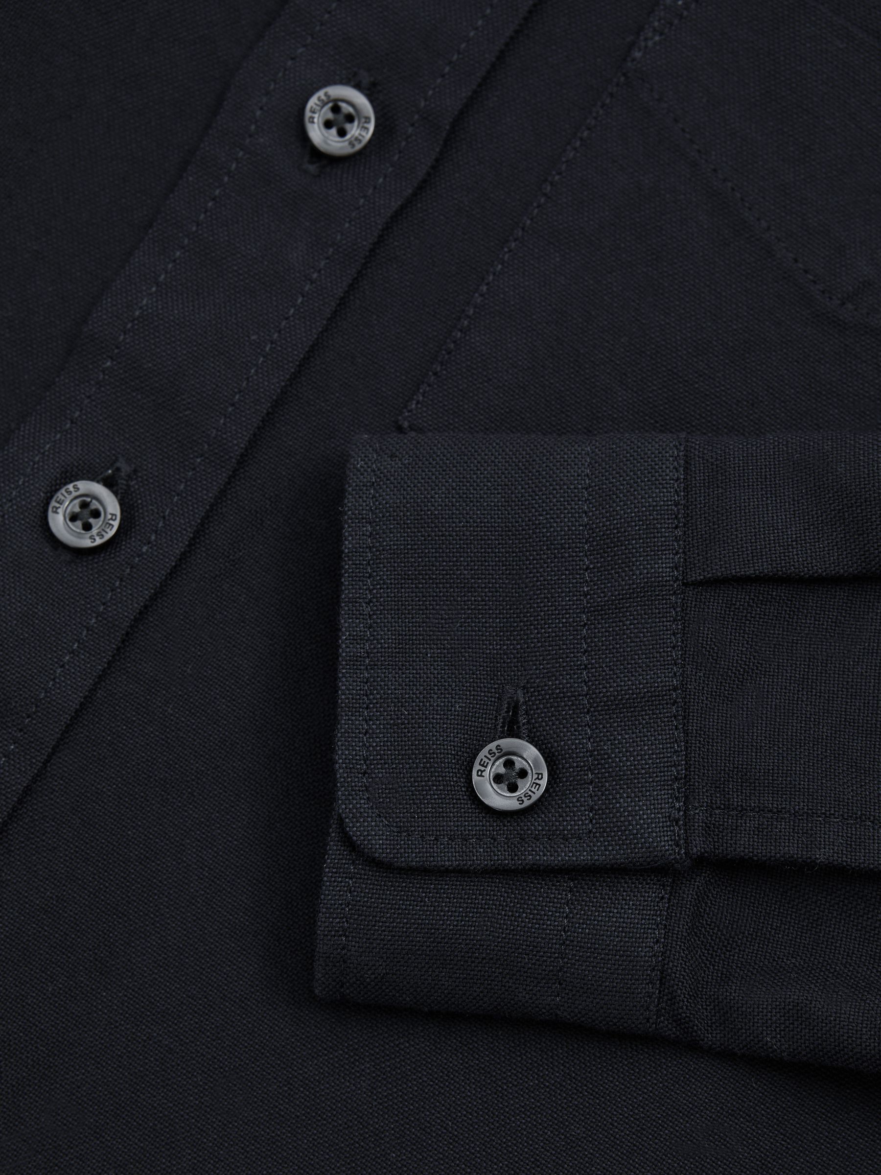 9-13 yrs Button Down Oxford Shirt in Navy