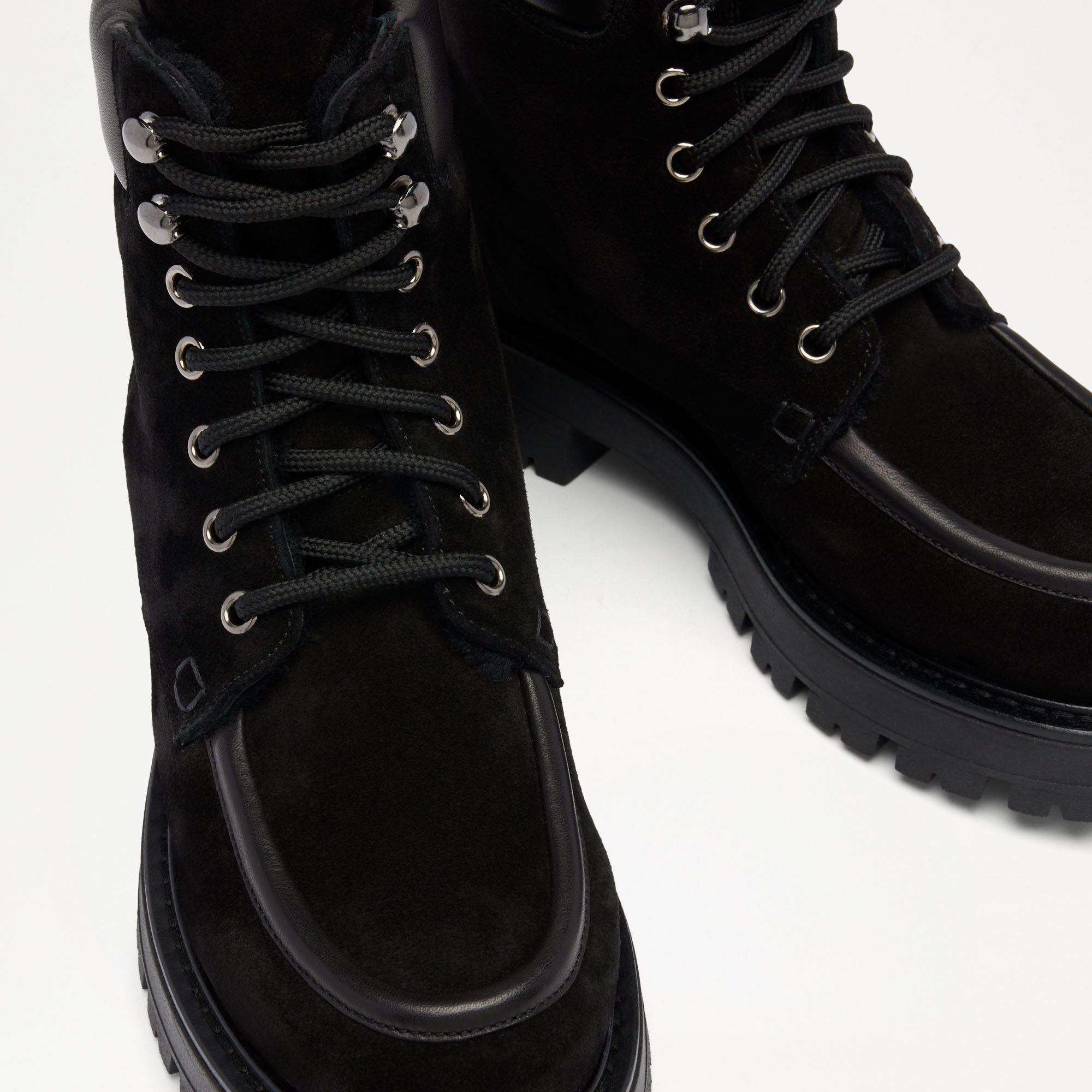 Henlow  Apron<br>Cleated Lace Up Ankle Boot