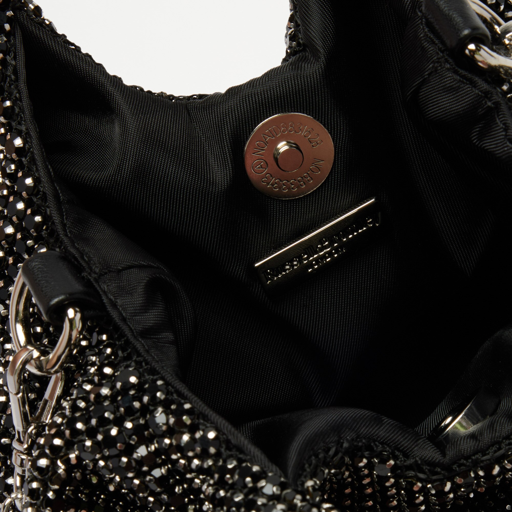 Glisten Tote<br>Rhinestone Crystal Bucket Bag