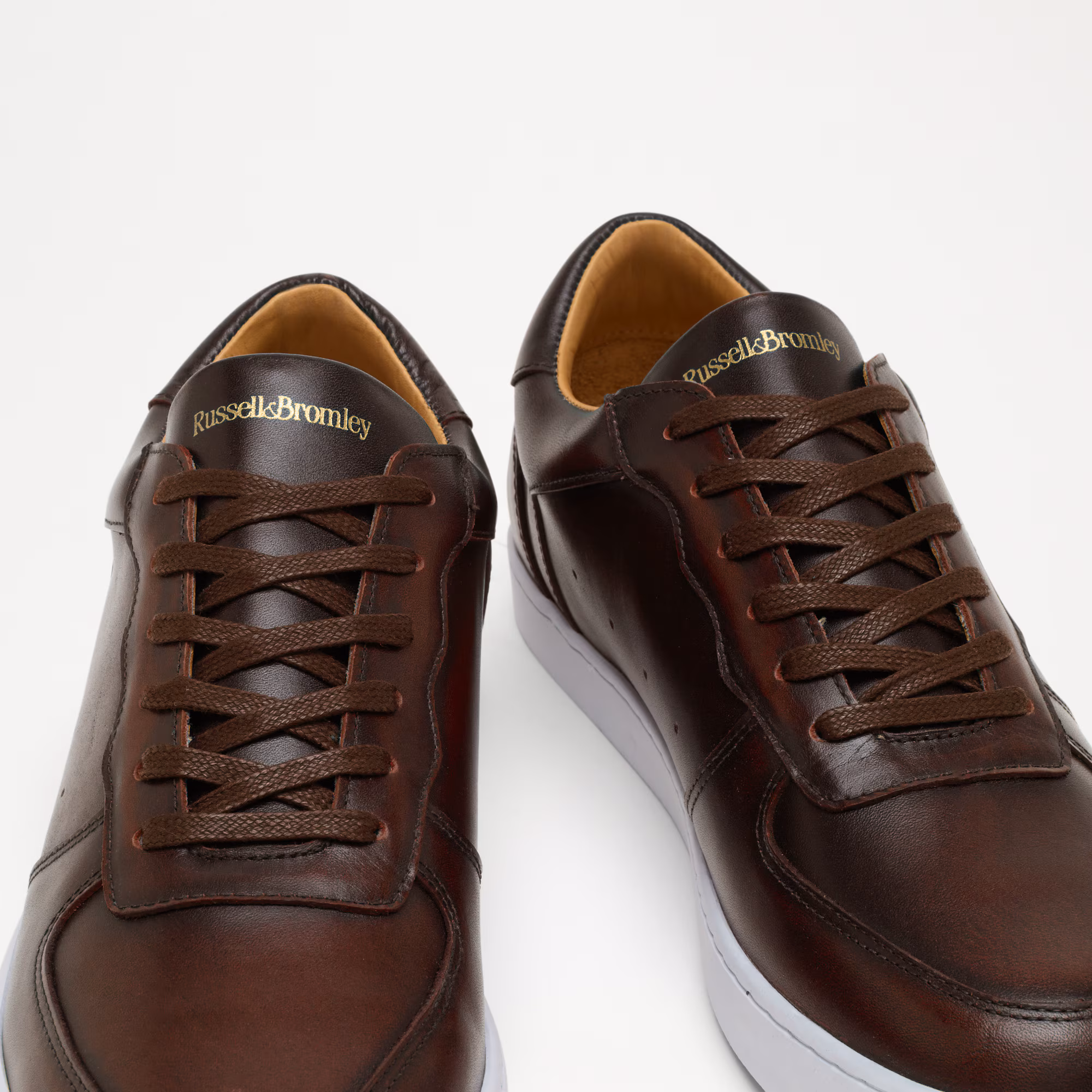 Rebounded<br>Oxford Leather Trainer