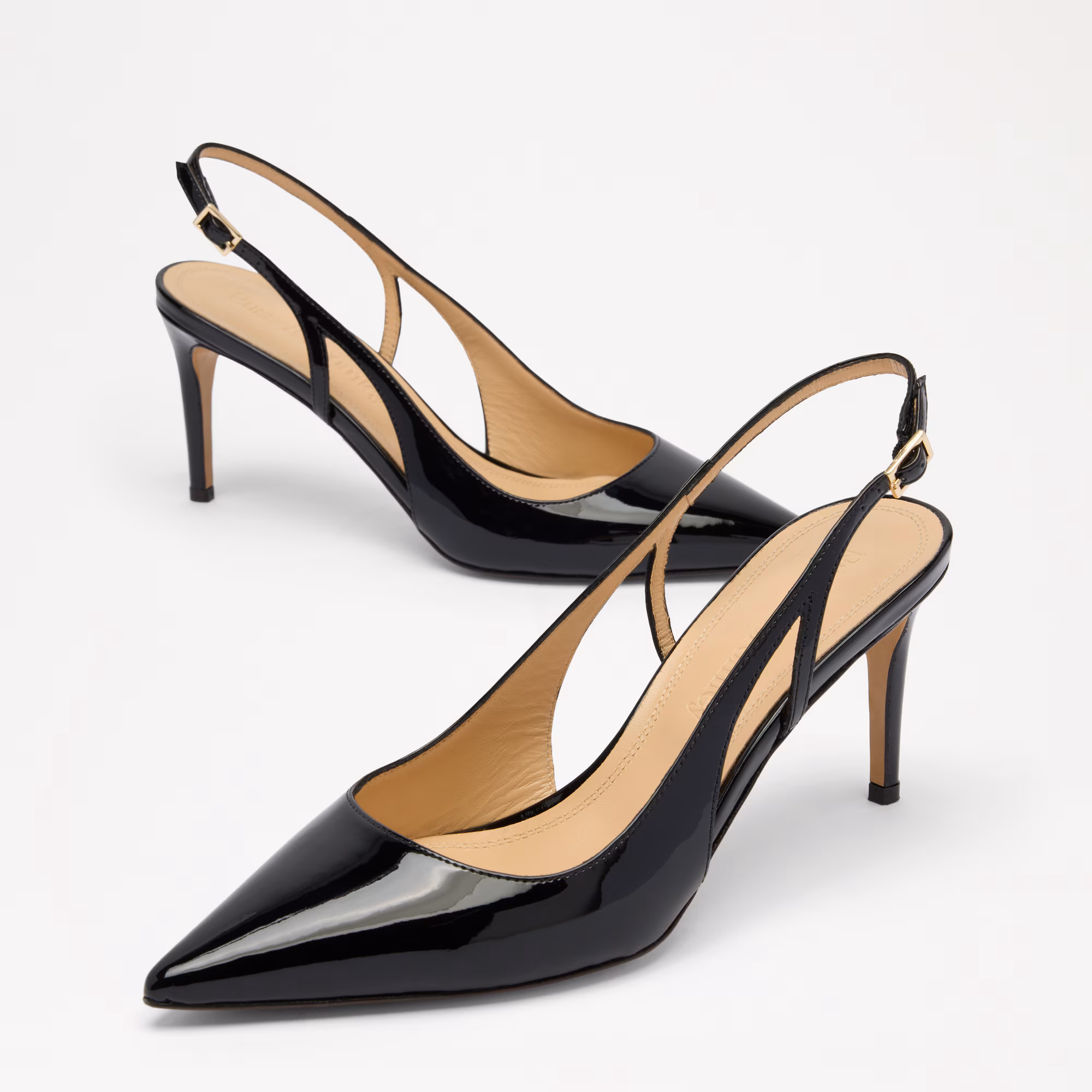 Liney<br>Cutout Slingback Heel