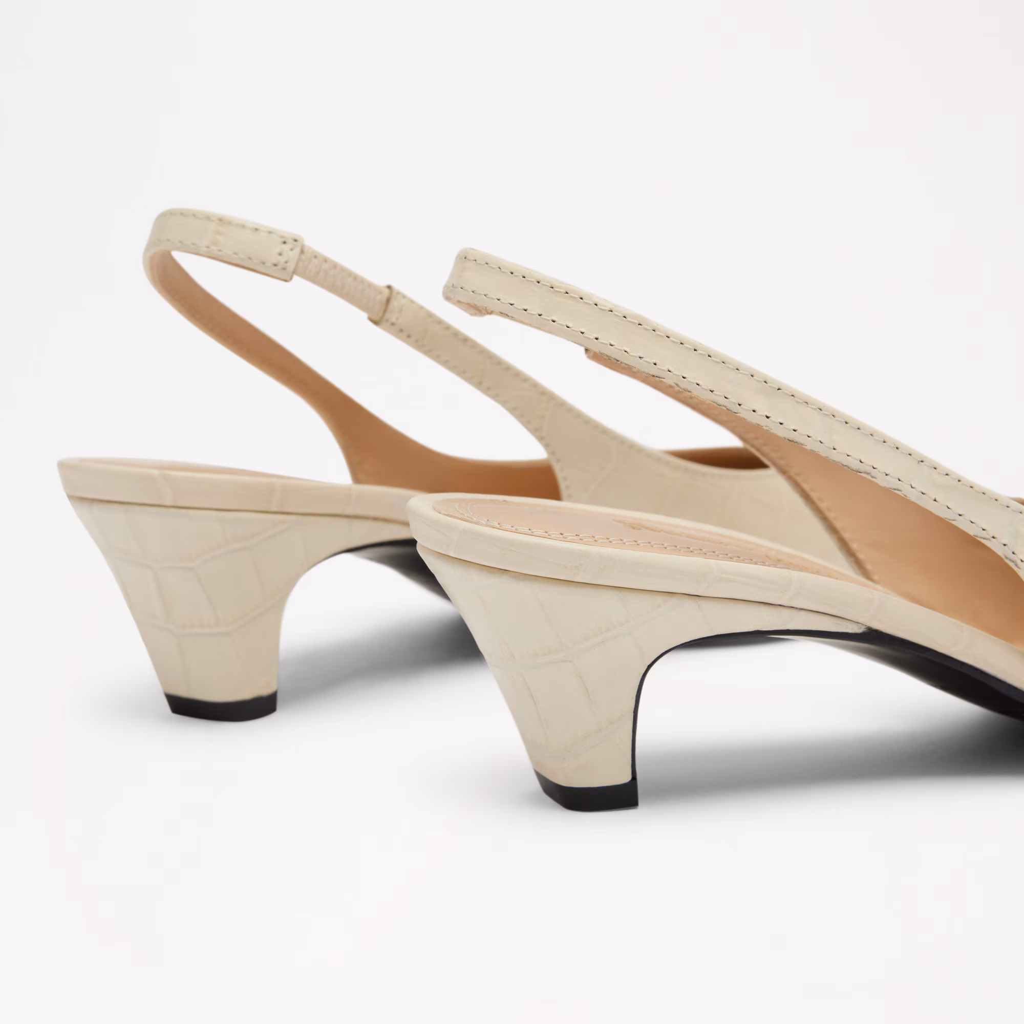 Stand Out Sling<br>Slingback Kitten Heel