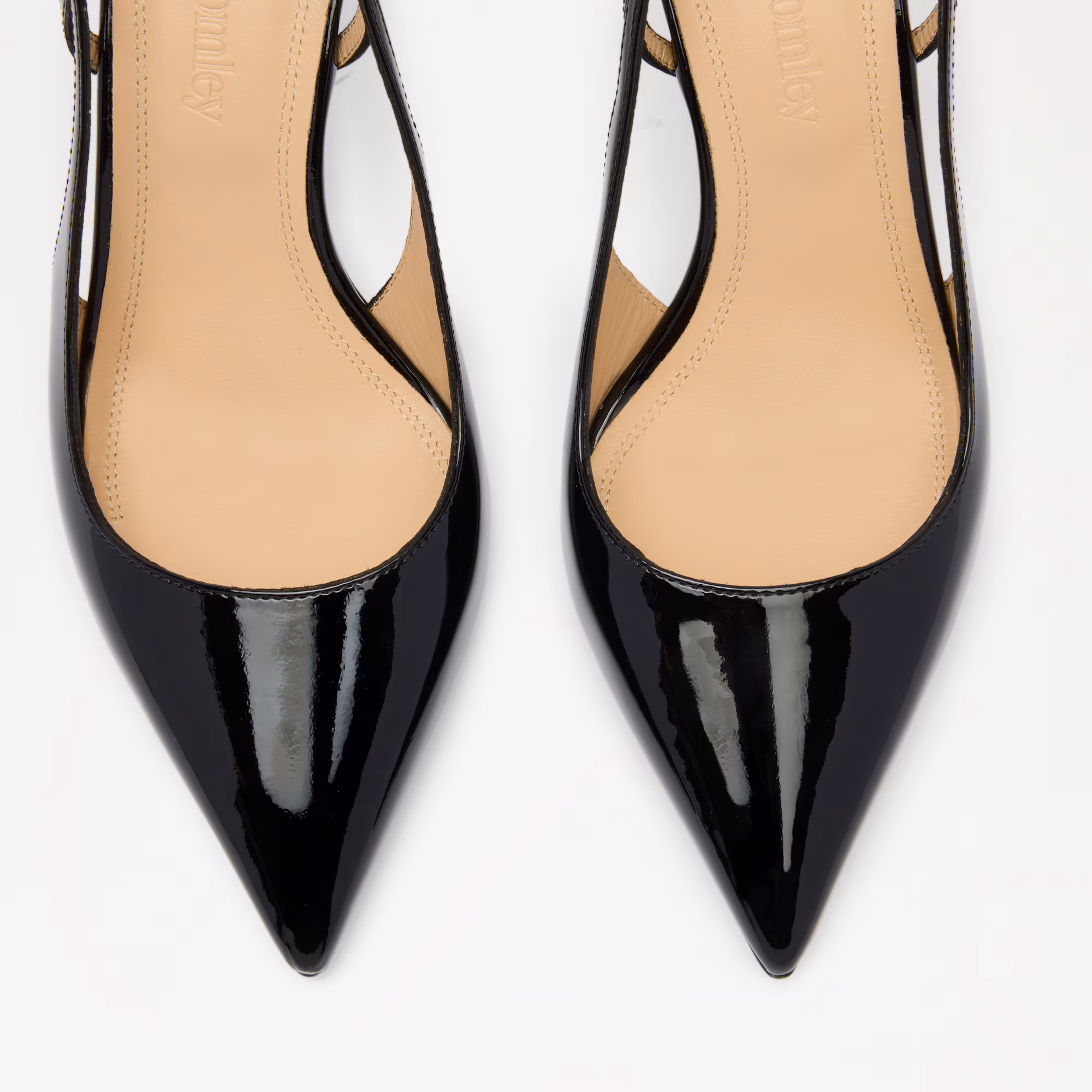 Liney<br>Cutout Slingback Heel