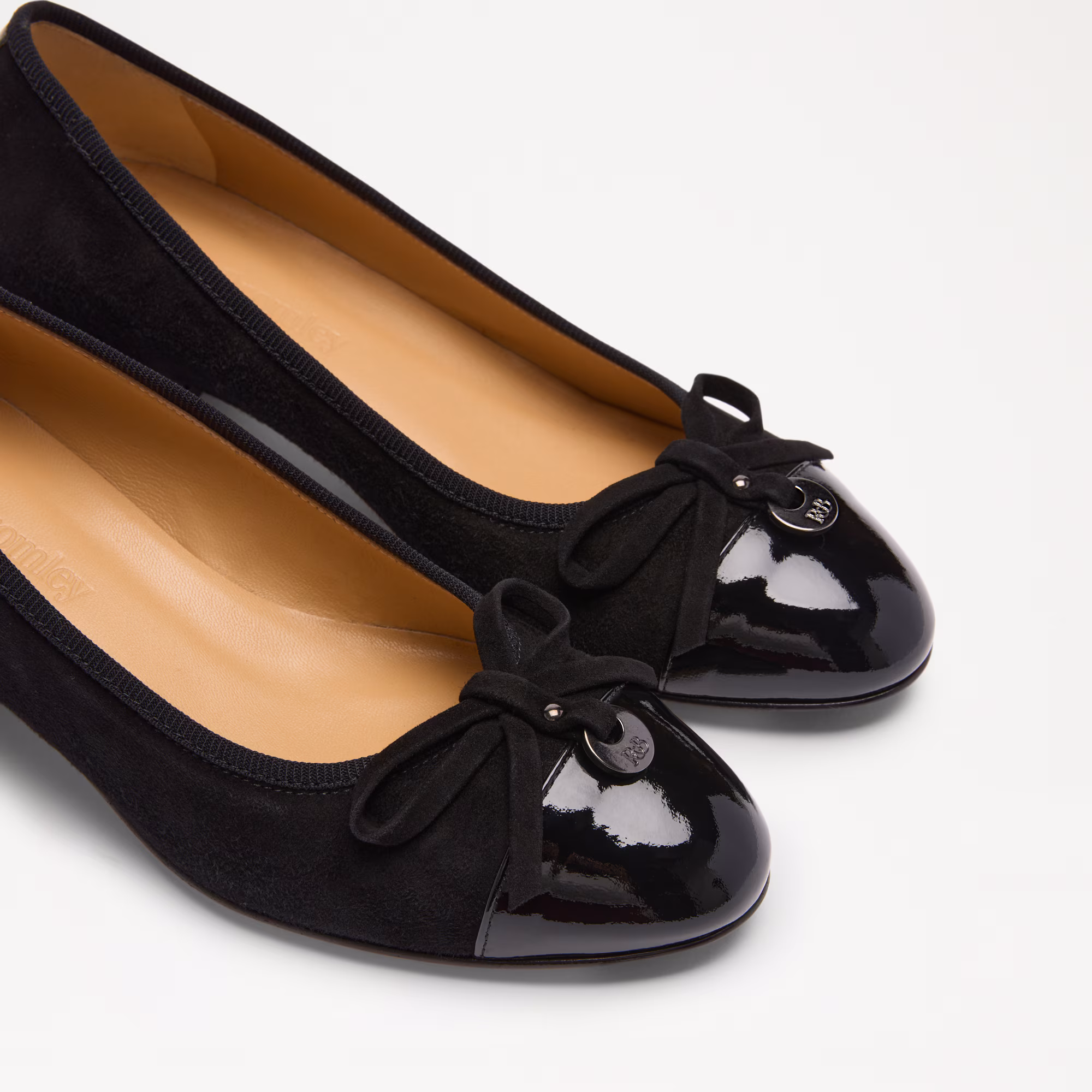 Charming Mid<br>Block Heel Ballet Pump
