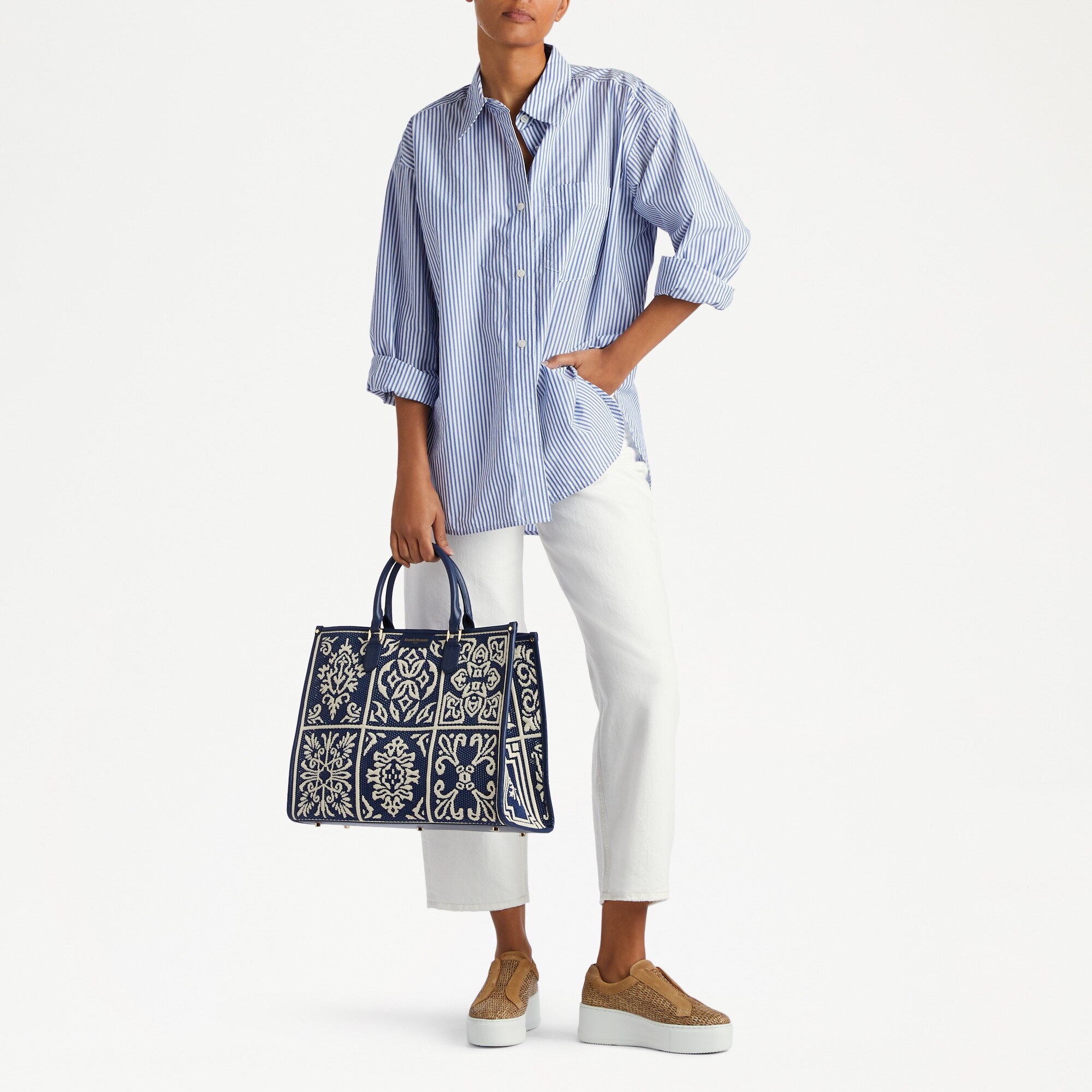 Gemini<br>Woven Shopper Tote