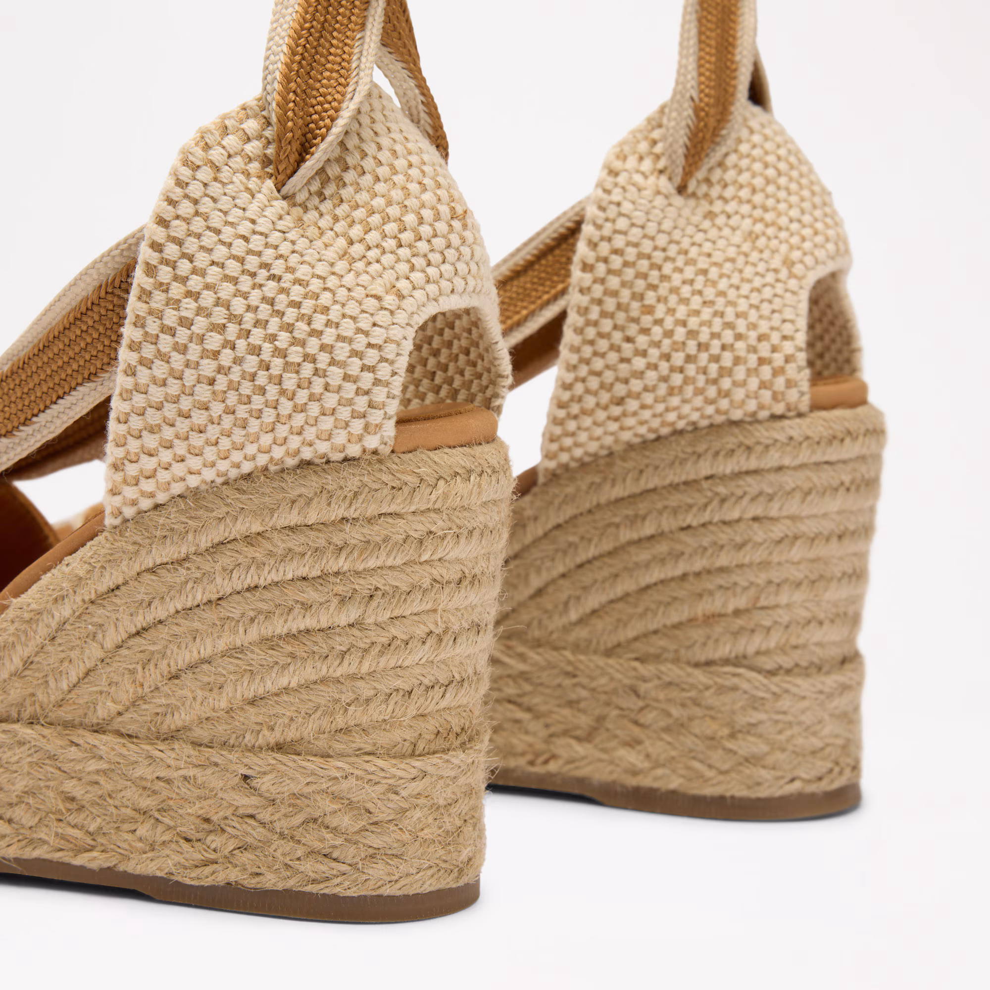 Hale Tie<br>Lace Up Espadrille Wedge